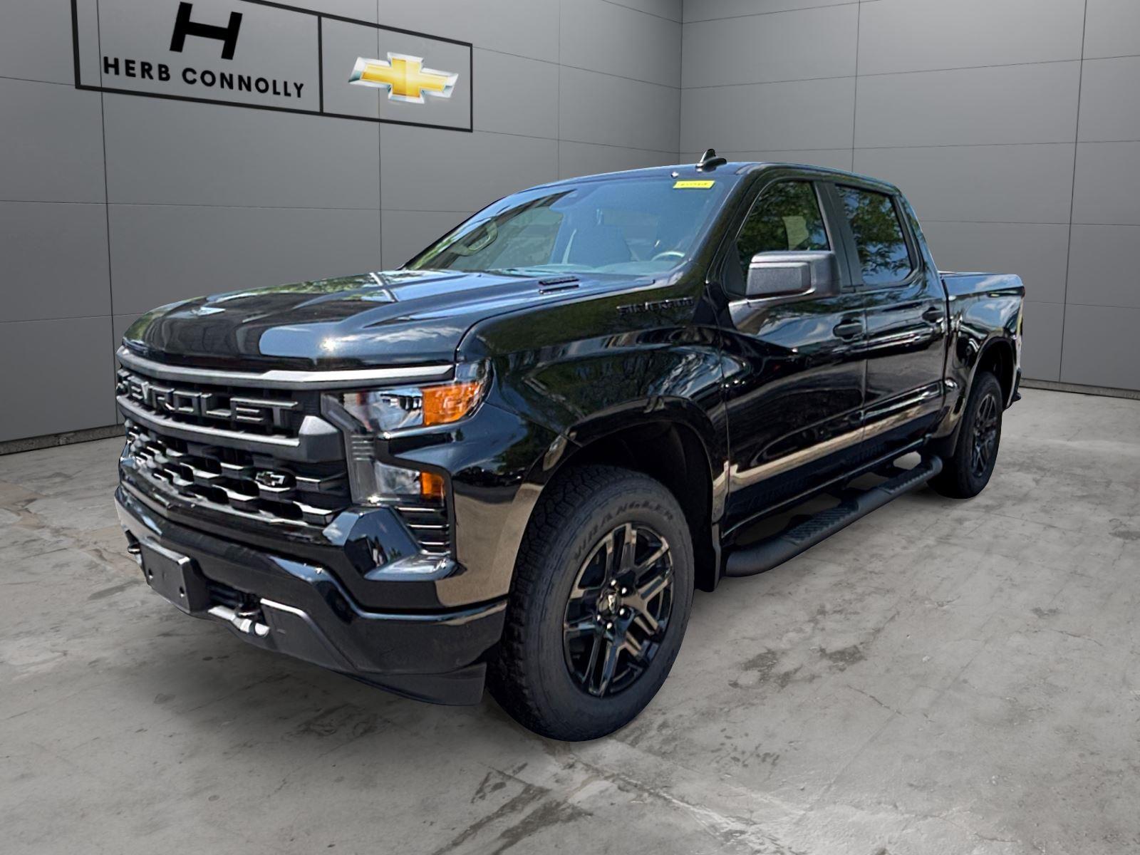 Black 2026 Chevrolet Silverado 1500 Pickup Truck Four-Wheel Drive 8-Speed Automatic