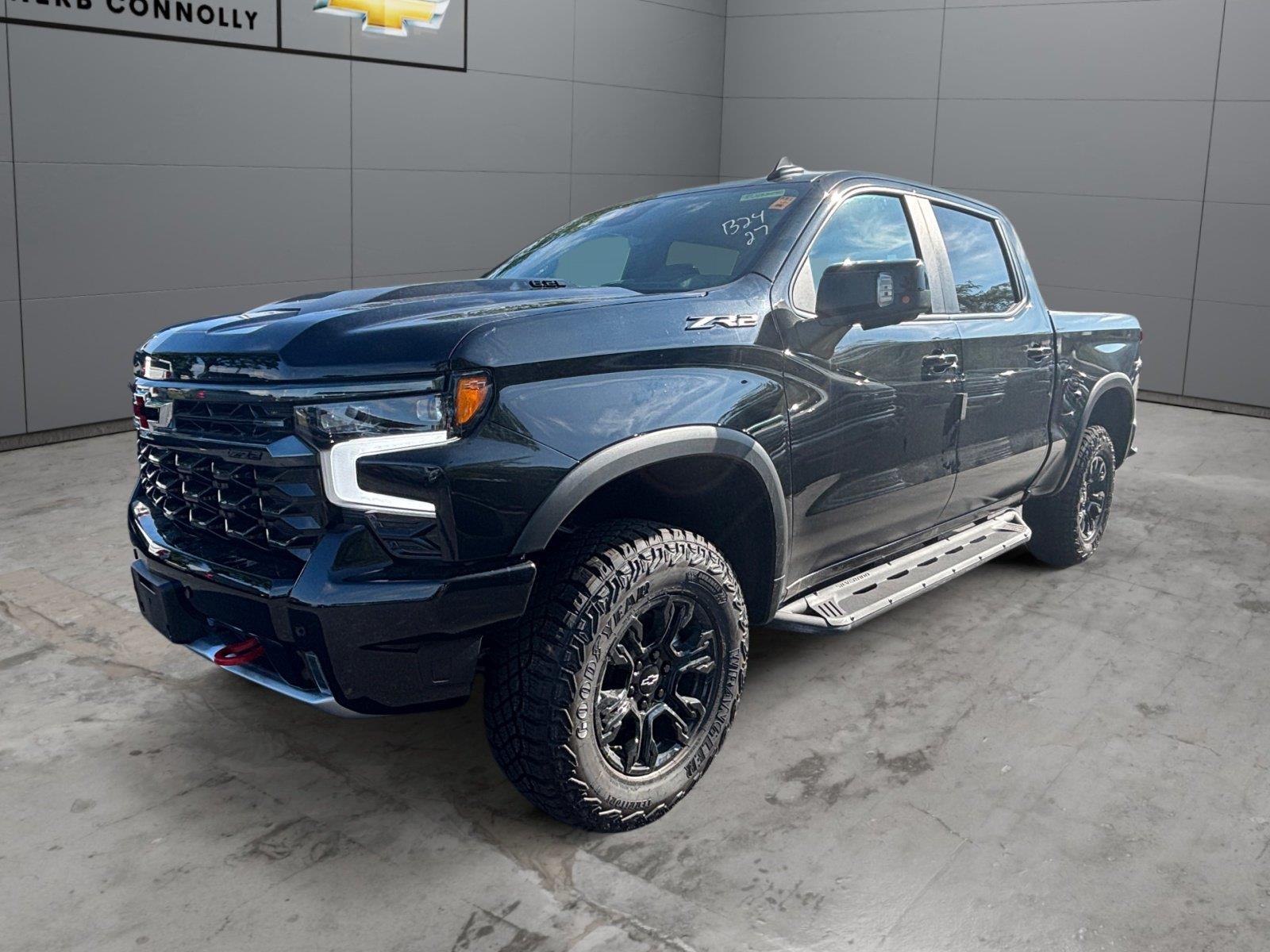 Black 2026 Chevrolet Silverado 1500 Pickup Truck Four-Wheel Drive Automatic