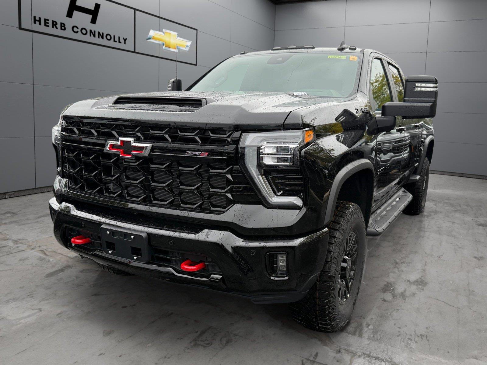 Black 2026 Chevrolet Silverado 2500HD Pickup Truck Four-Wheel Drive Automatic