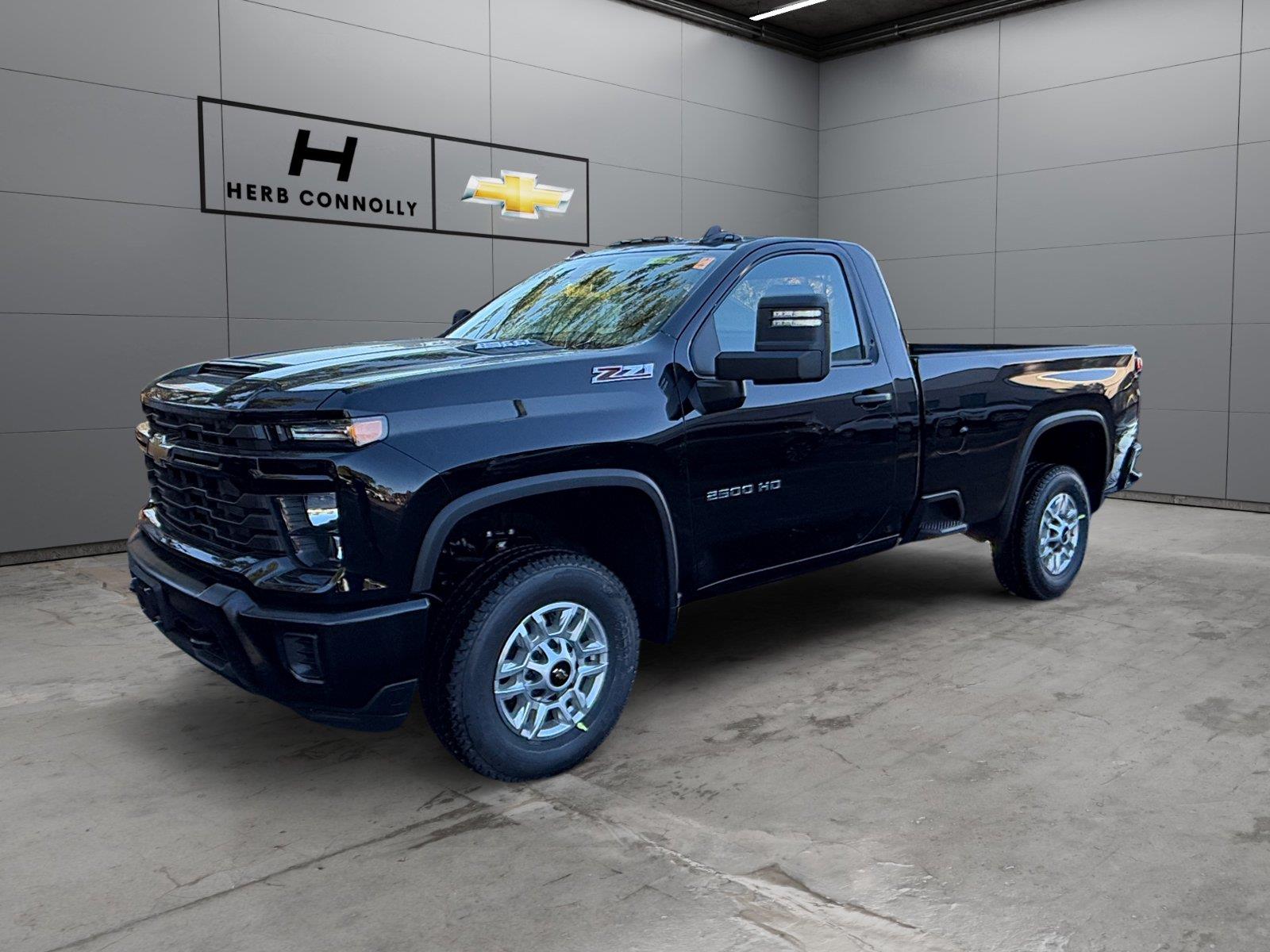 Black 2026 Chevrolet Silverado 2500HD Pickup Truck Four-Wheel Drive Automatic
