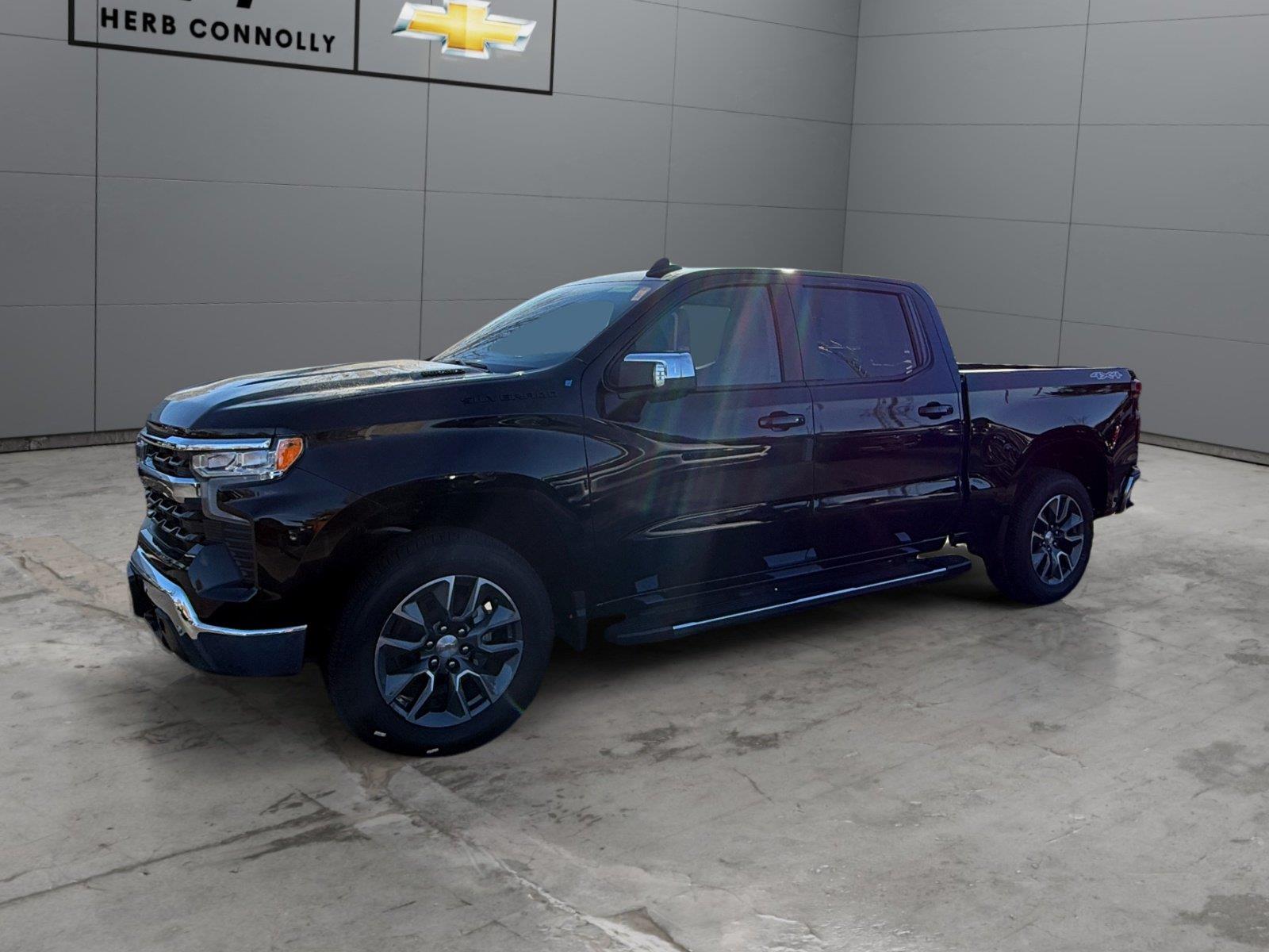Black 2026 Chevrolet Silverado 1500 Pickup Truck Four-Wheel Drive Automatic