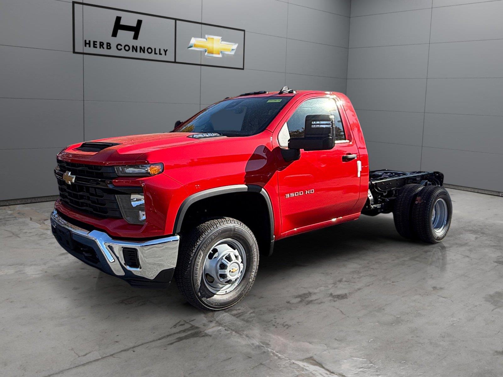 Red Hot 2026 Chevrolet Silverado 3500HD Chassis Pickup Truck Four-Wheel Drive Automatic