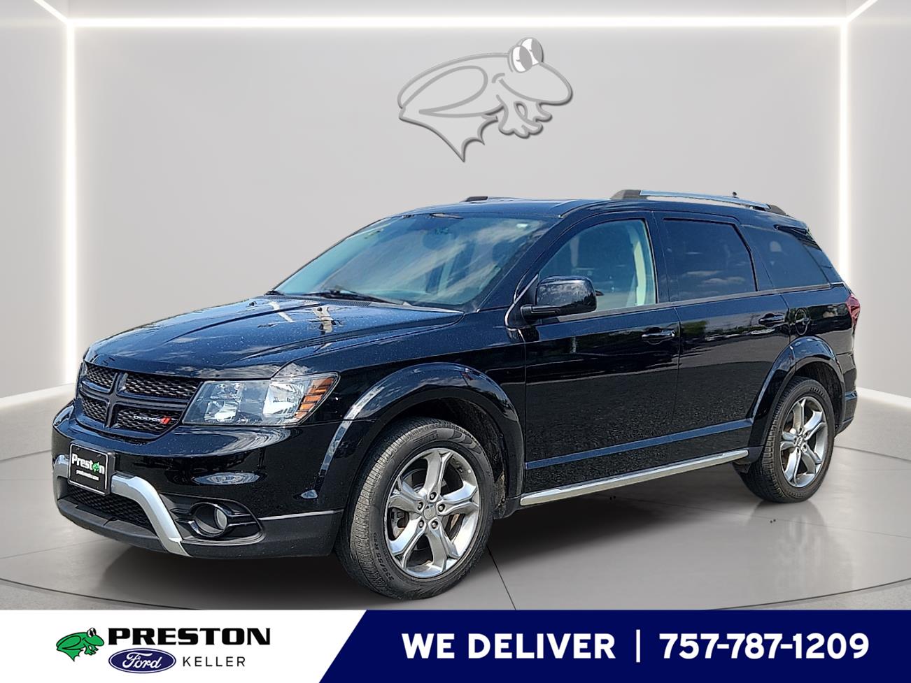 Pitch Black Clearcoat 2017 Dodge Journey SUV / Crossover Front-Wheel Drive 6-Speed Automatic