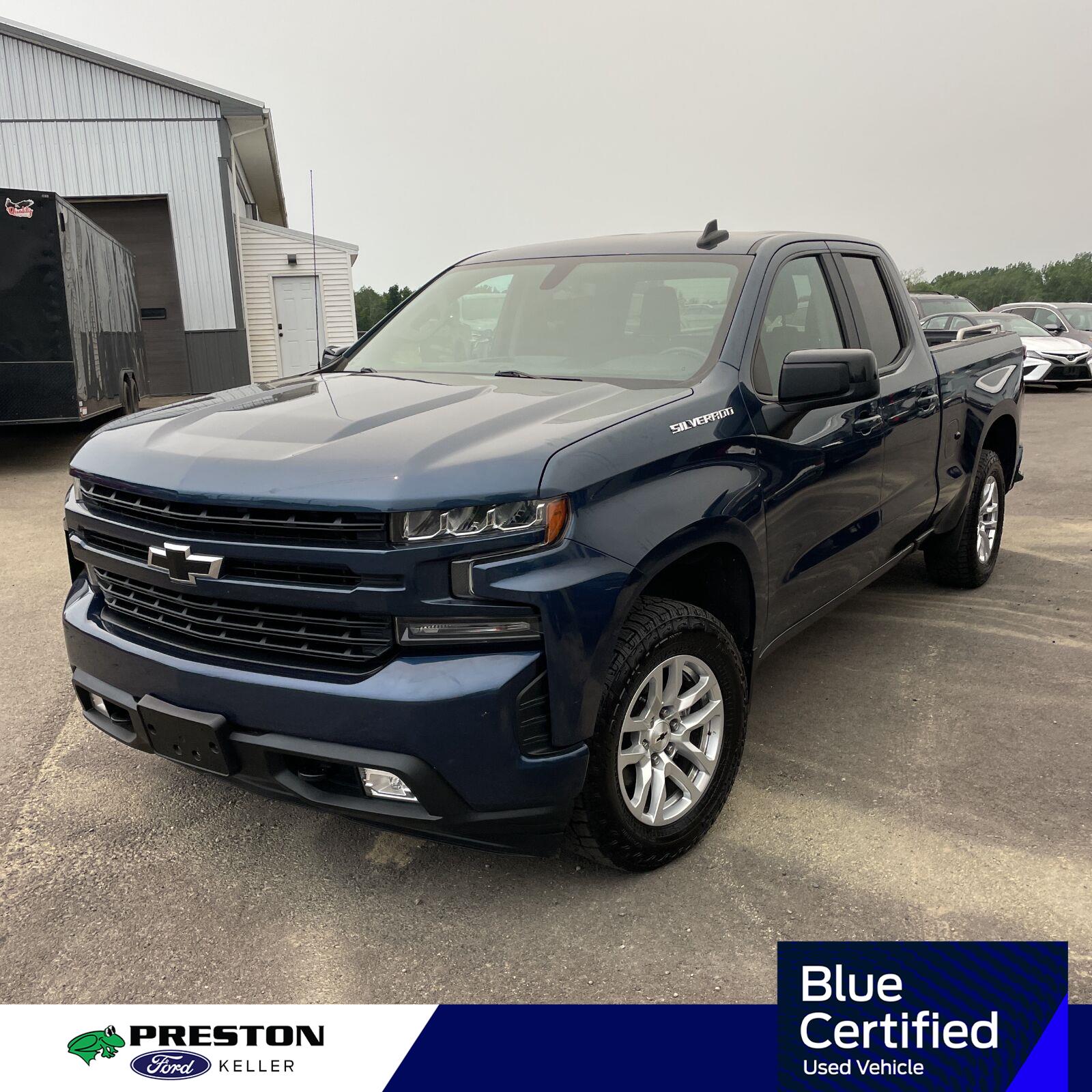 Northsky Blue Metallic 2019 Chevrolet Silverado 1500 Pickup Truck Four-Wheel Drive 8-Speed Automatic