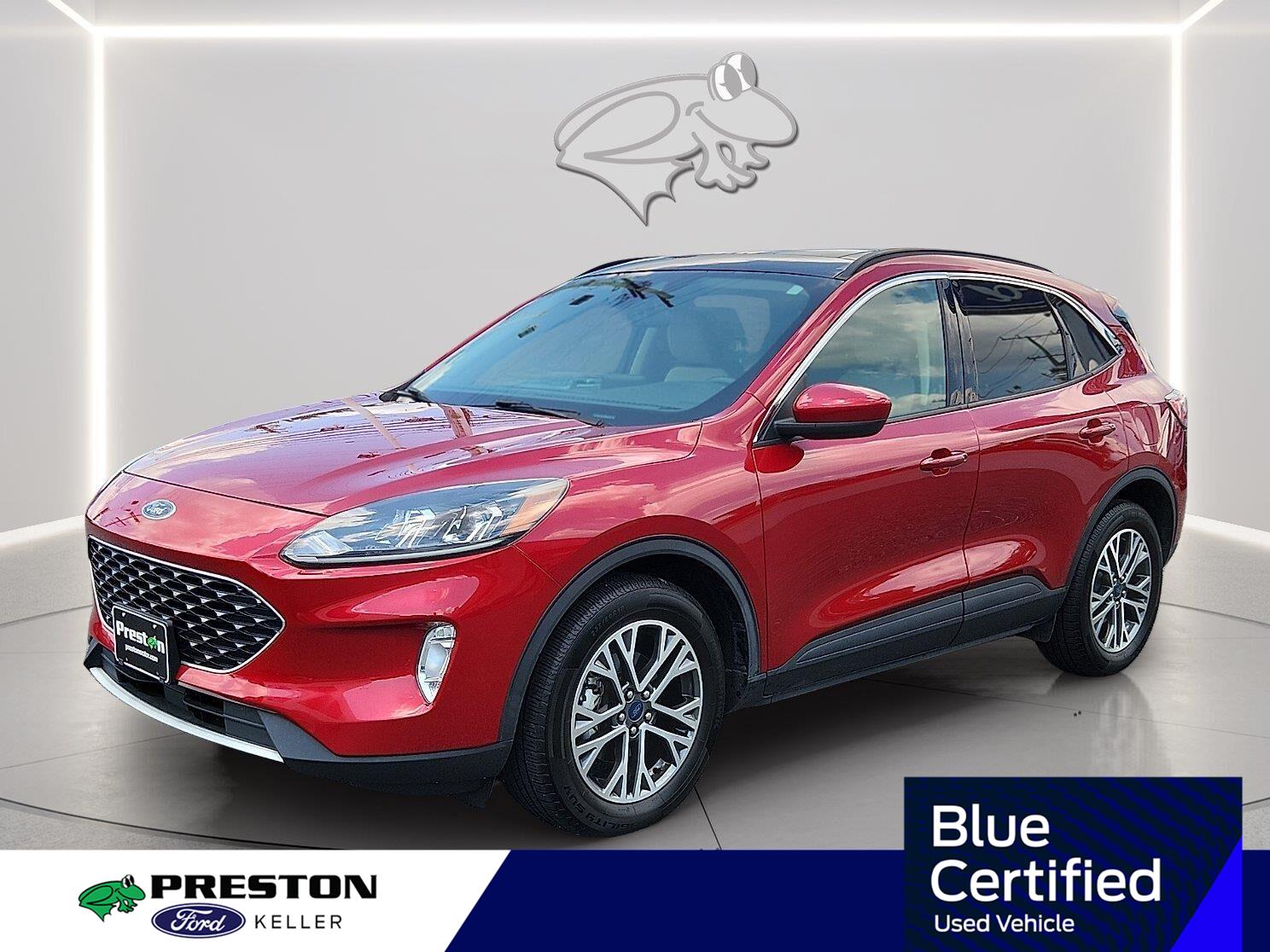 Rapid Red Metallic Tinted Clearcoat 2020 Ford Escape SUV / Crossover All-Wheel Drive 8-Speed Automatic
