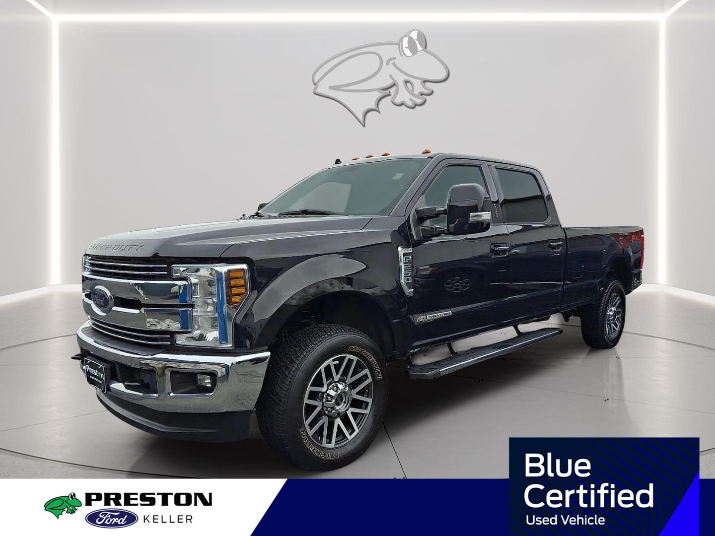 Agate Black 2019 Ford F-250 Super Duty Lariat Crew Cab 4WD Pickup Truck Four-Wheel Drive 6-Speed Automatic