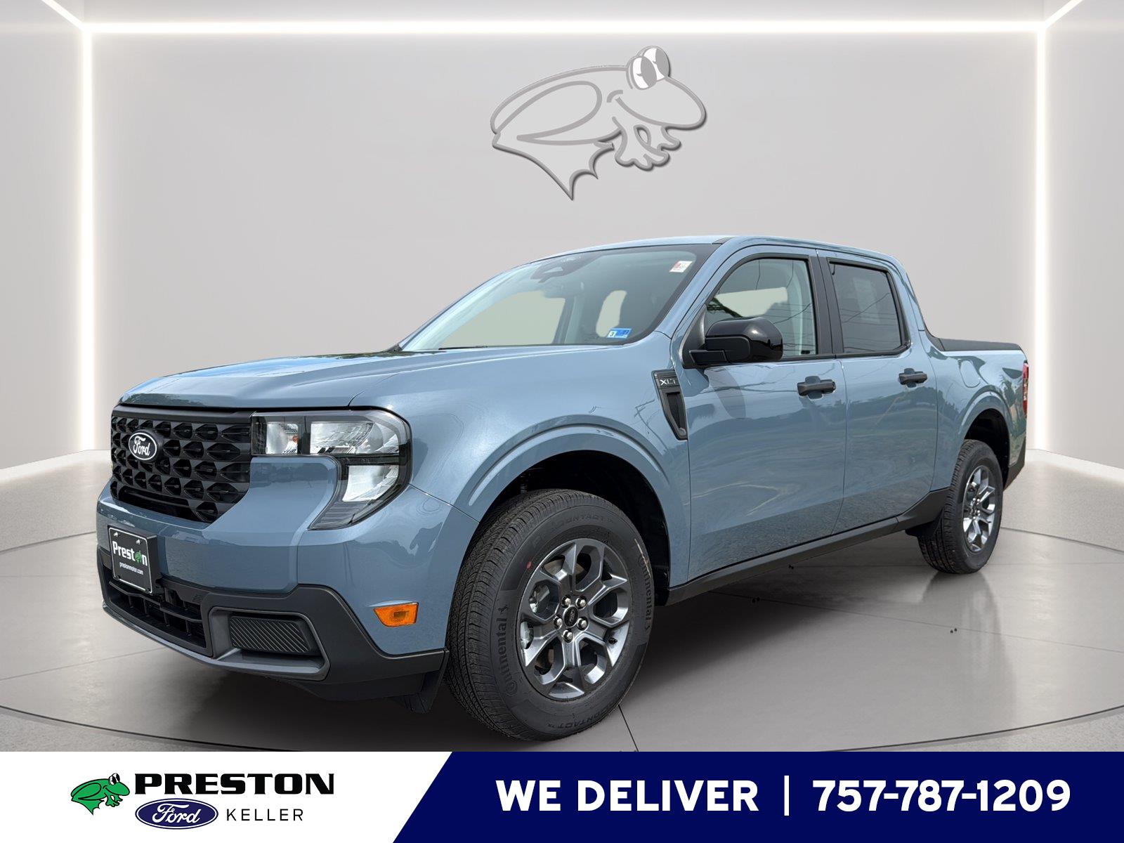 Blue (Azure Gray Metallic Tri-Coat) 2026 Ford Maverick Pickup Truck All-Wheel Drive 8-Speed Automatic