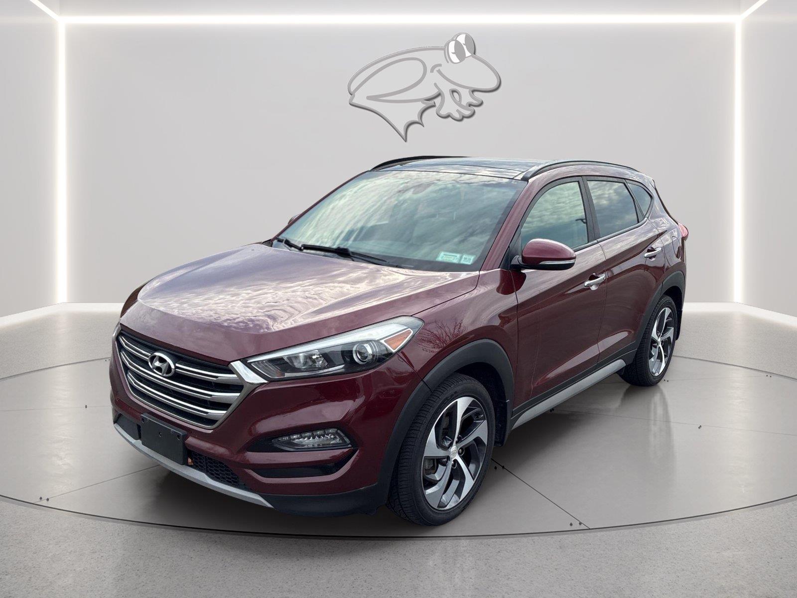 Red (Ruby Wine) 2018 Hyundai Tucson SUV / Crossover All-Wheel Drive Automatic