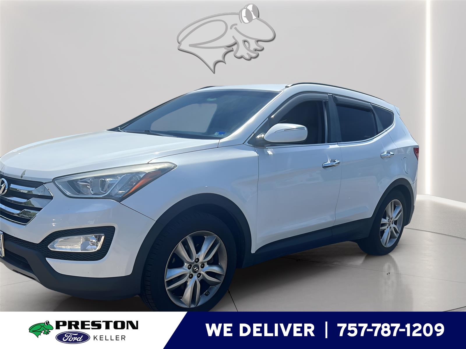 Frost White Pearl 2013 Hyundai Santa Fe Sport SUV / Crossover Front-Wheel Drive Automatic