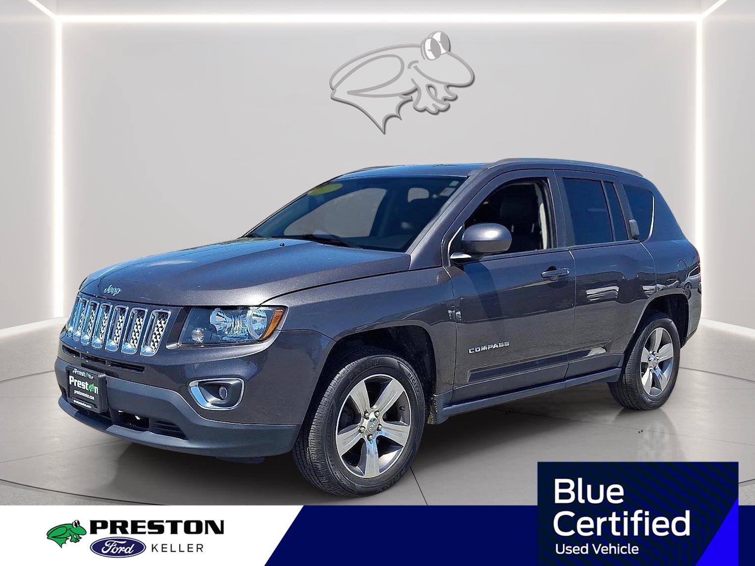 Gray (Granite Crystal Metallic Clearcoat) 2017 Jeep Compass SUV / Crossover Four-Wheel Drive 6-Speed Automatic