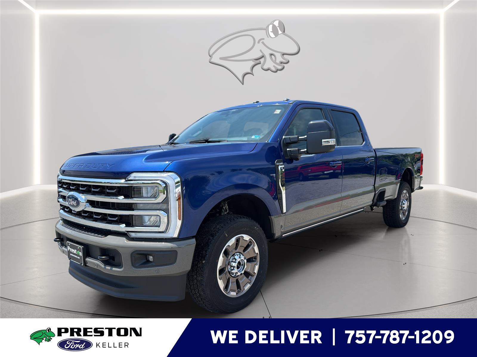 Argon Blue/Marsh Gray 2026 Ford F-250 Super Duty Pickup Truck Four-Wheel Drive Automatic