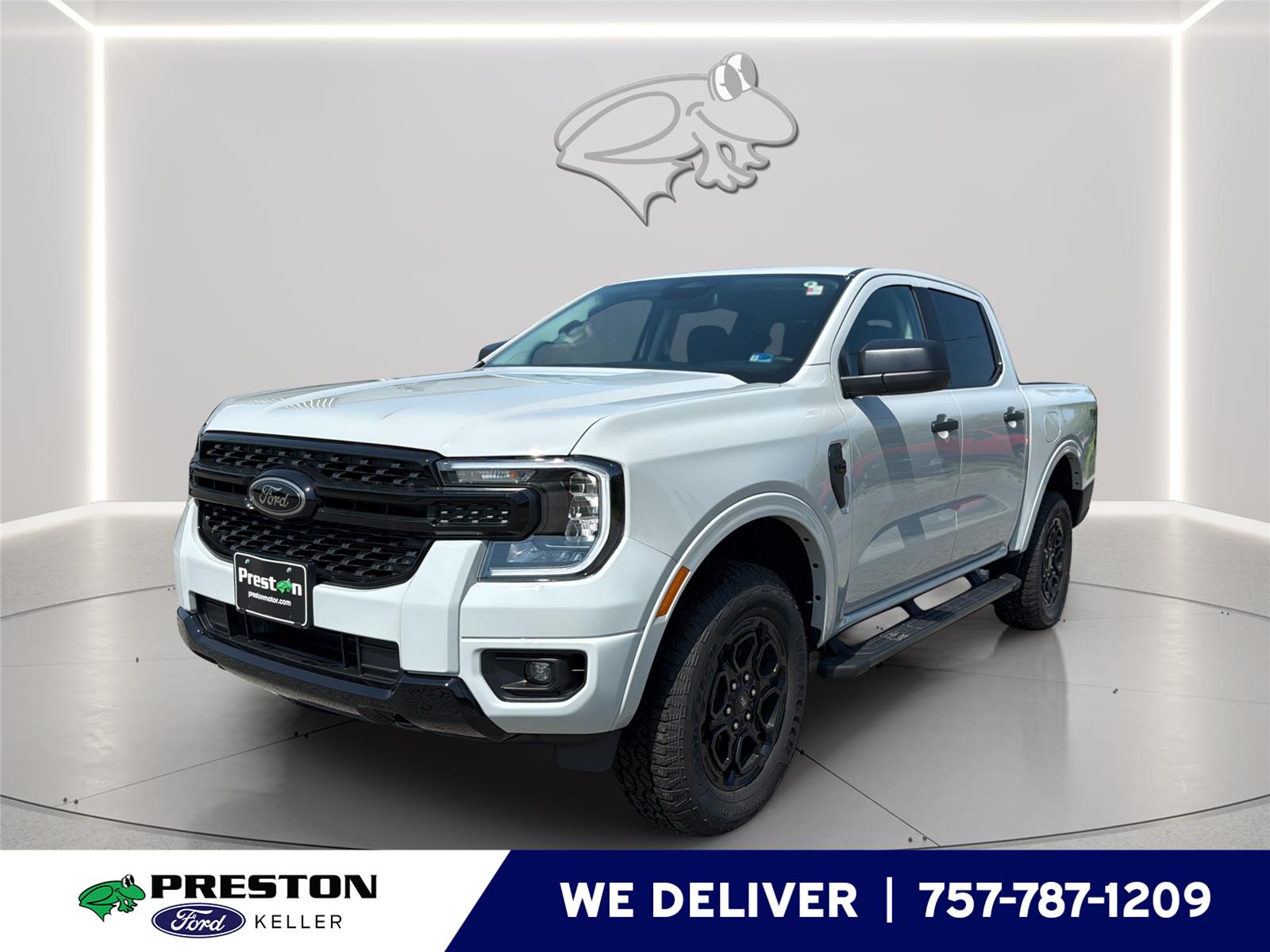 Avalanche Gray 2026 Ford Ranger Pickup Truck Four-Wheel Drive Automatic