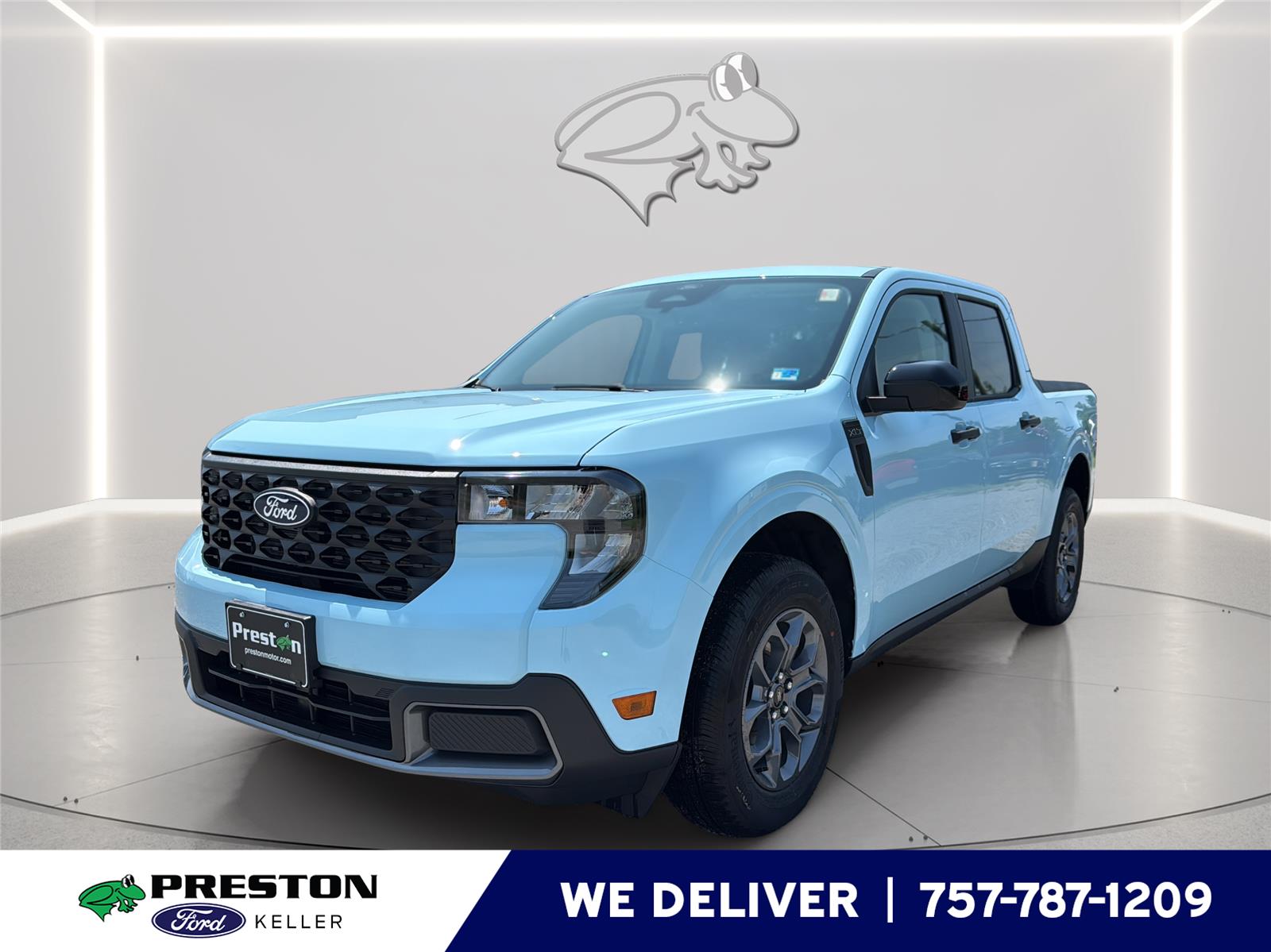 Light Blue 2026 Ford Maverick Pickup Truck All-Wheel Drive 1-Speed Dual Clutch