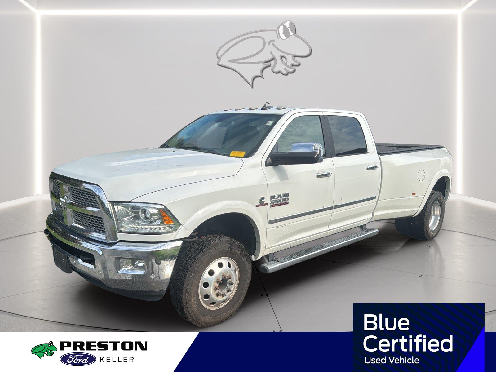 Bright White Clearcoat 2018 RAM 3500 Pickup Truck Four-Wheel Drive 6-Speed Automatic