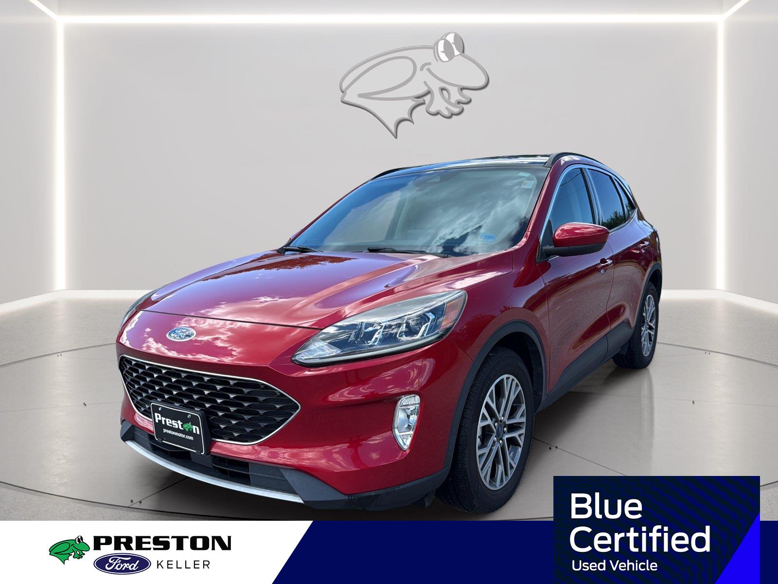 Rapid Red Metallic Tinted Clearcoat 2020 Ford Escape SUV / Crossover All-Wheel Drive 8-Speed Automatic