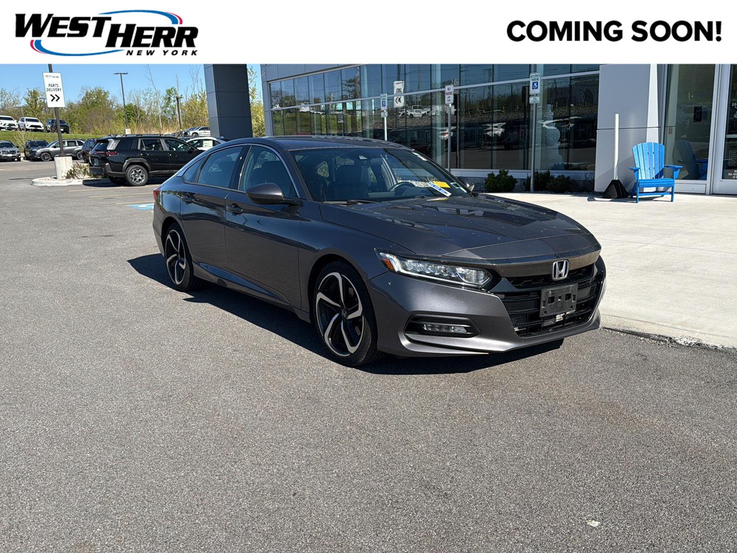 Gray (Modern Steel Metallic) 2019 Honda Accord 1.5T Sport FWD Sedan Front-Wheel Drive 7-Speed CVT