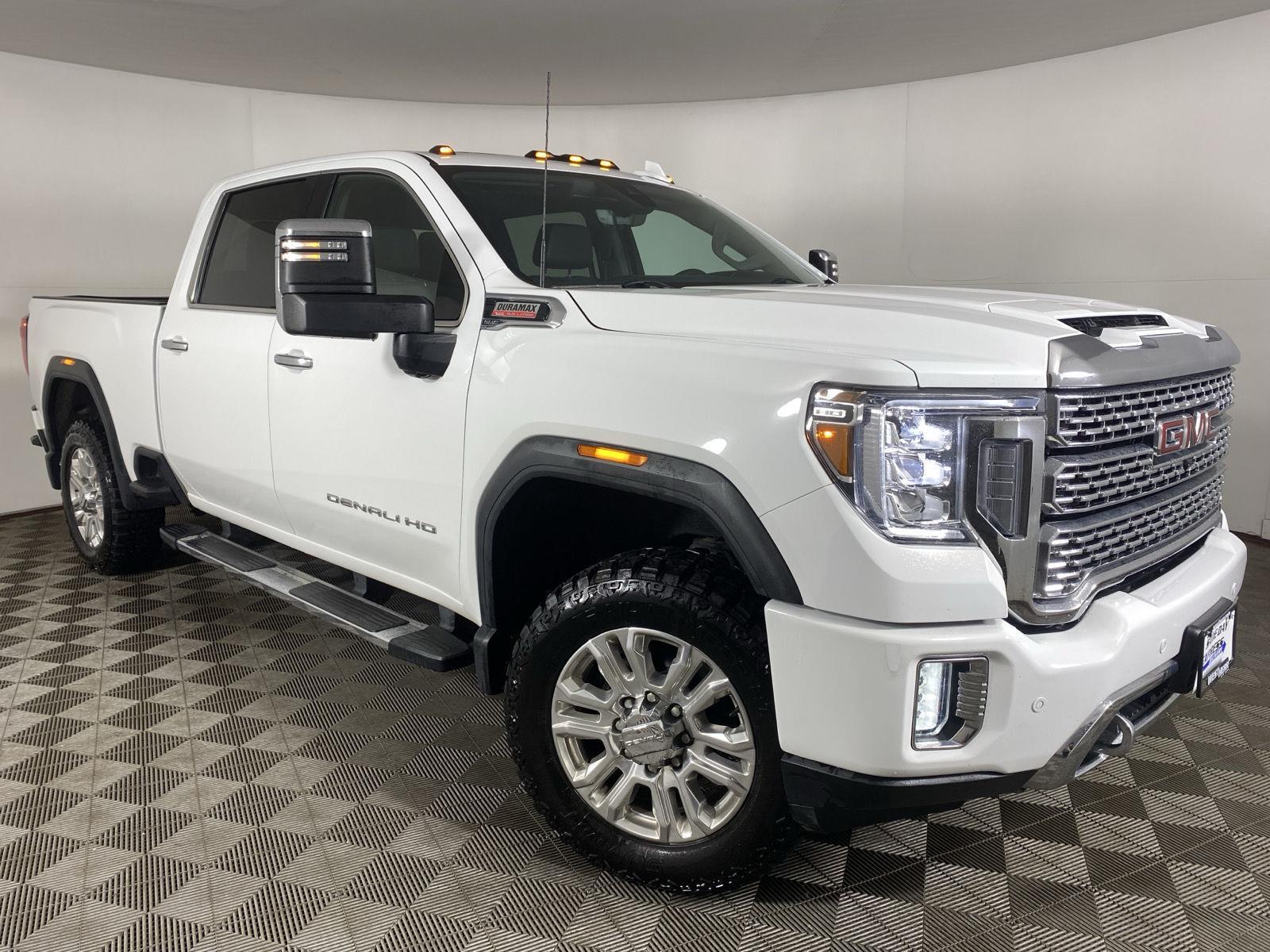 Summit White 2021 GMC Sierra 2500HD Pickup Truck Four-Wheel Drive Automatic