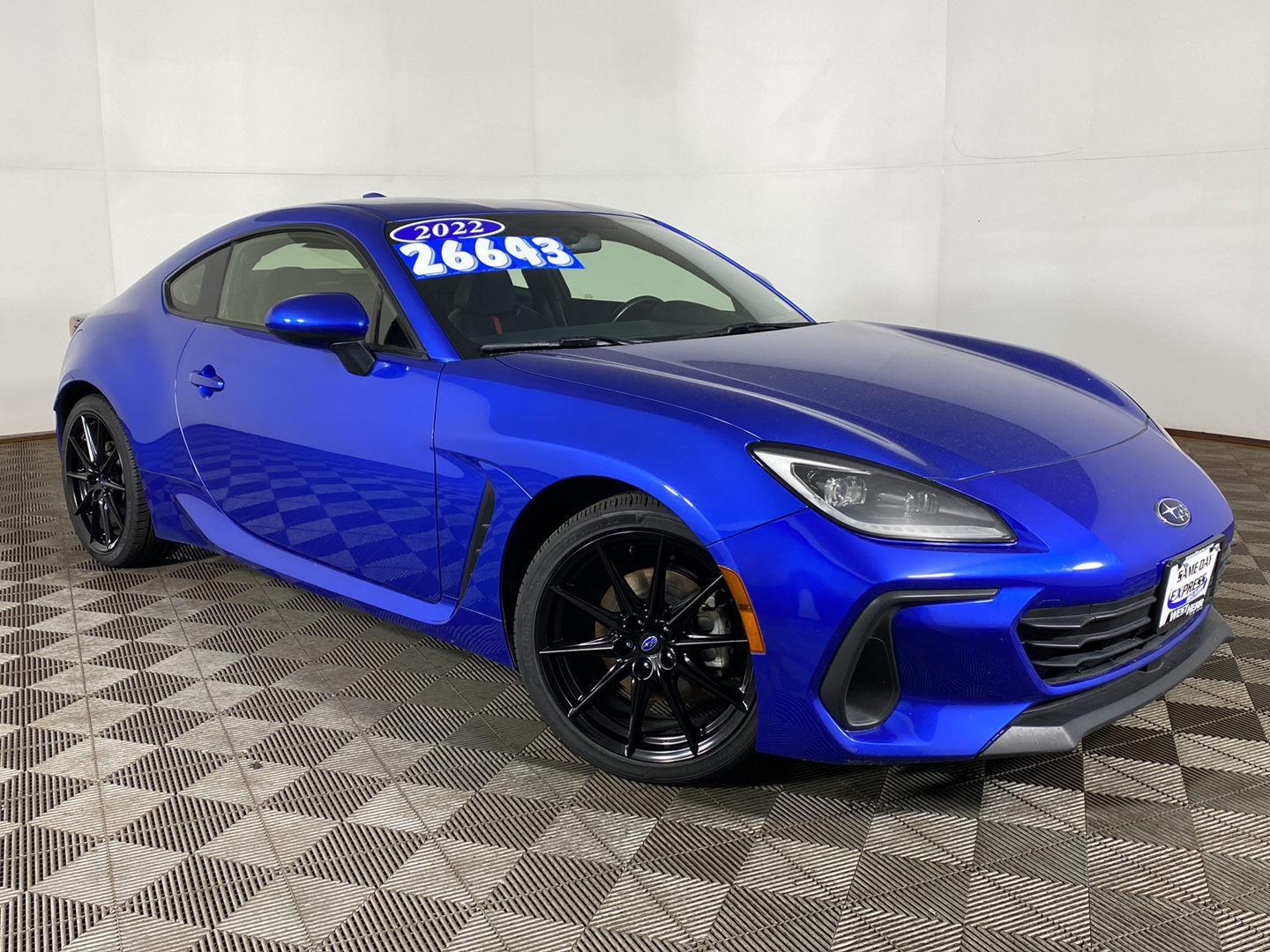 Blue Pearl 2022 Subaru BRZ Limited RWD Coupe Rear-Wheel Drive 6-Speed Manual