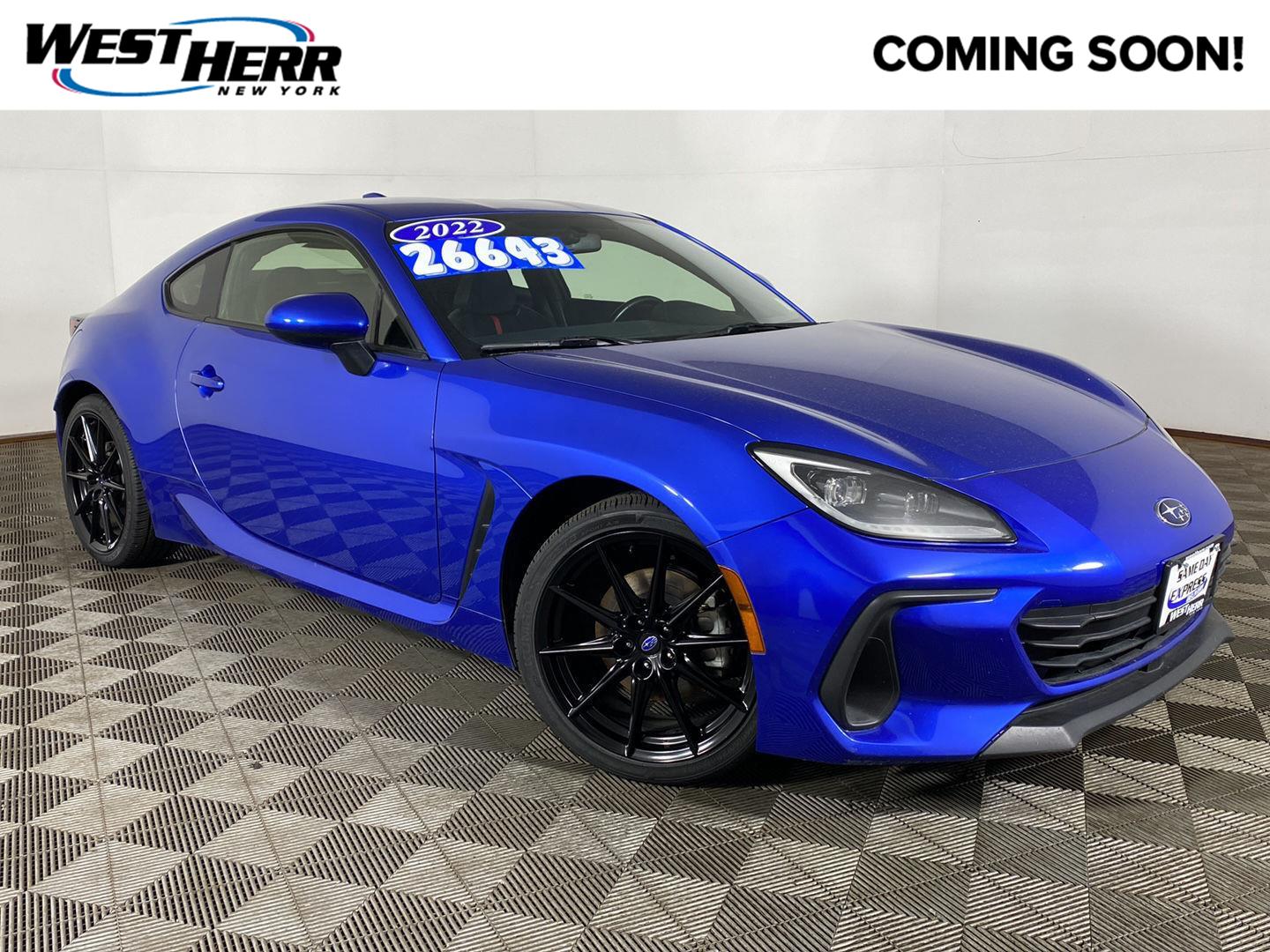 Blue Pearl 2022 Subaru BRZ Limited RWD Coupe Rear-Wheel Drive 6-Speed Manual
