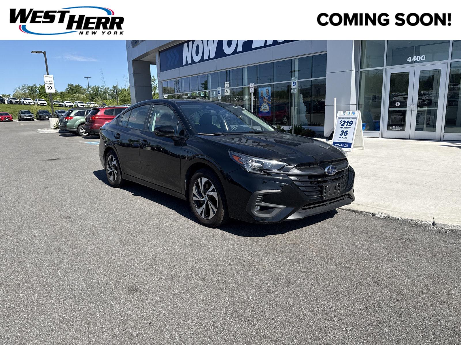 Crystal Black Silica 2025 Subaru Legacy Premium AWD Sedan All-Wheel Drive Continuously Variable Transmission