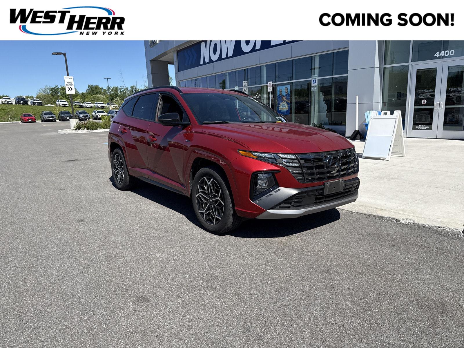 Red Crimson 2022 Hyundai Tucson SUV / Crossover All-Wheel Drive Automatic