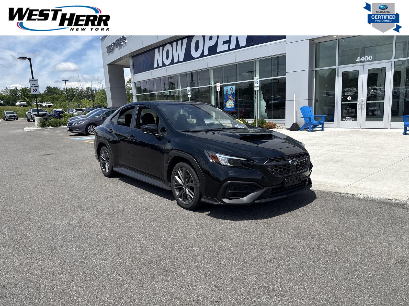 Crystal Black Silica 2023 Subaru WRX Sedan All-Wheel Drive Continuously Variable Transmission