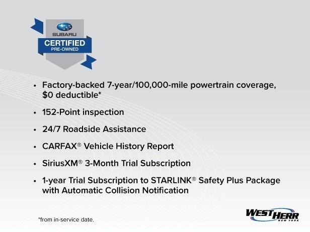 Certified Used 2023 Crystal Black Silica Subaru Base image 2