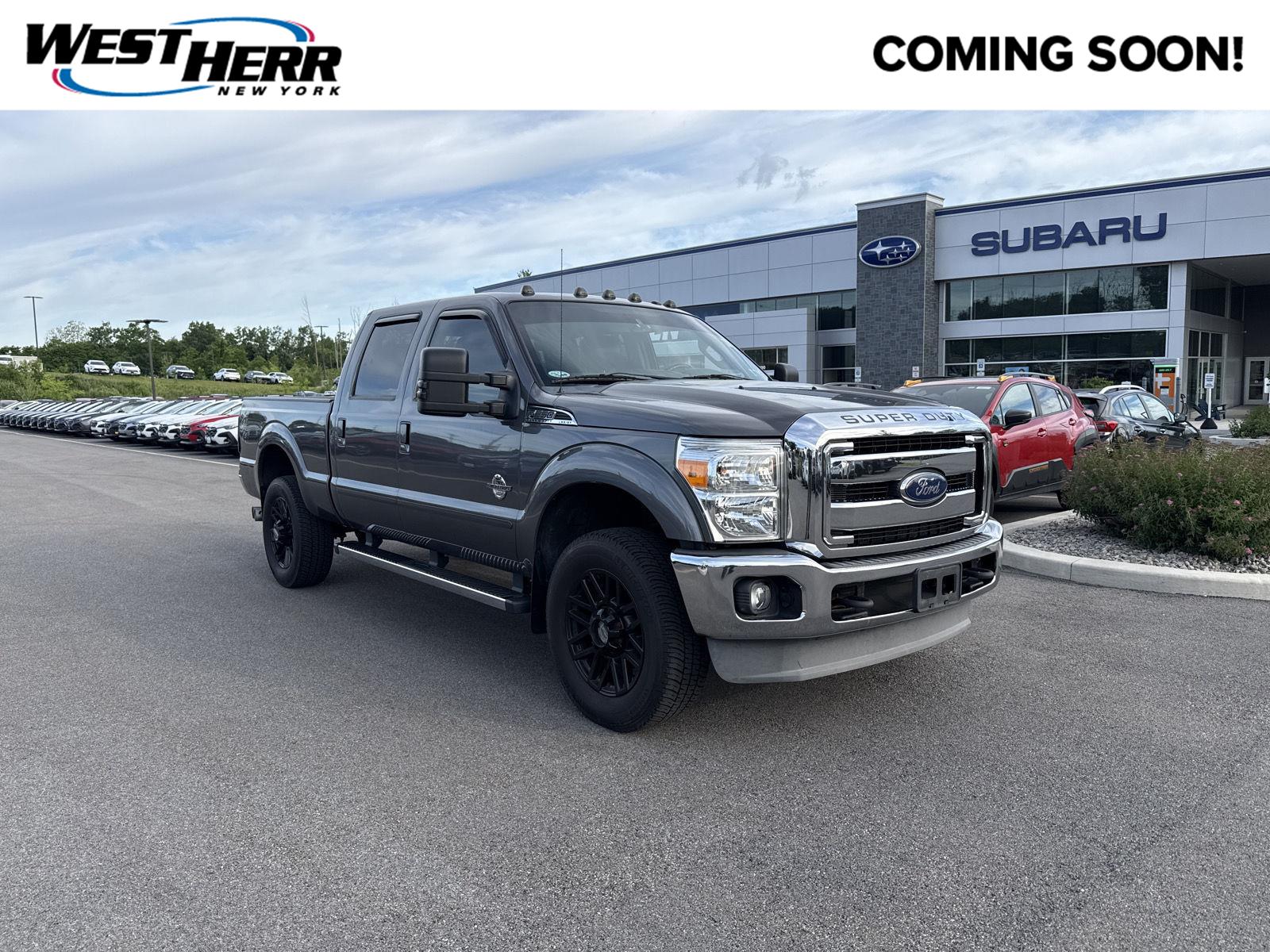 Sterling Gray Metallic 2013 Ford F-250 Super Duty Pickup Truck Four-Wheel Drive 6-Speed Automatic