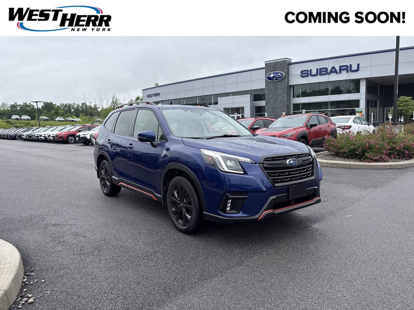 Sapphire Blue Pearl 2023 Subaru Forester SUV / Crossover All-Wheel Drive Continuously Variable Transmission