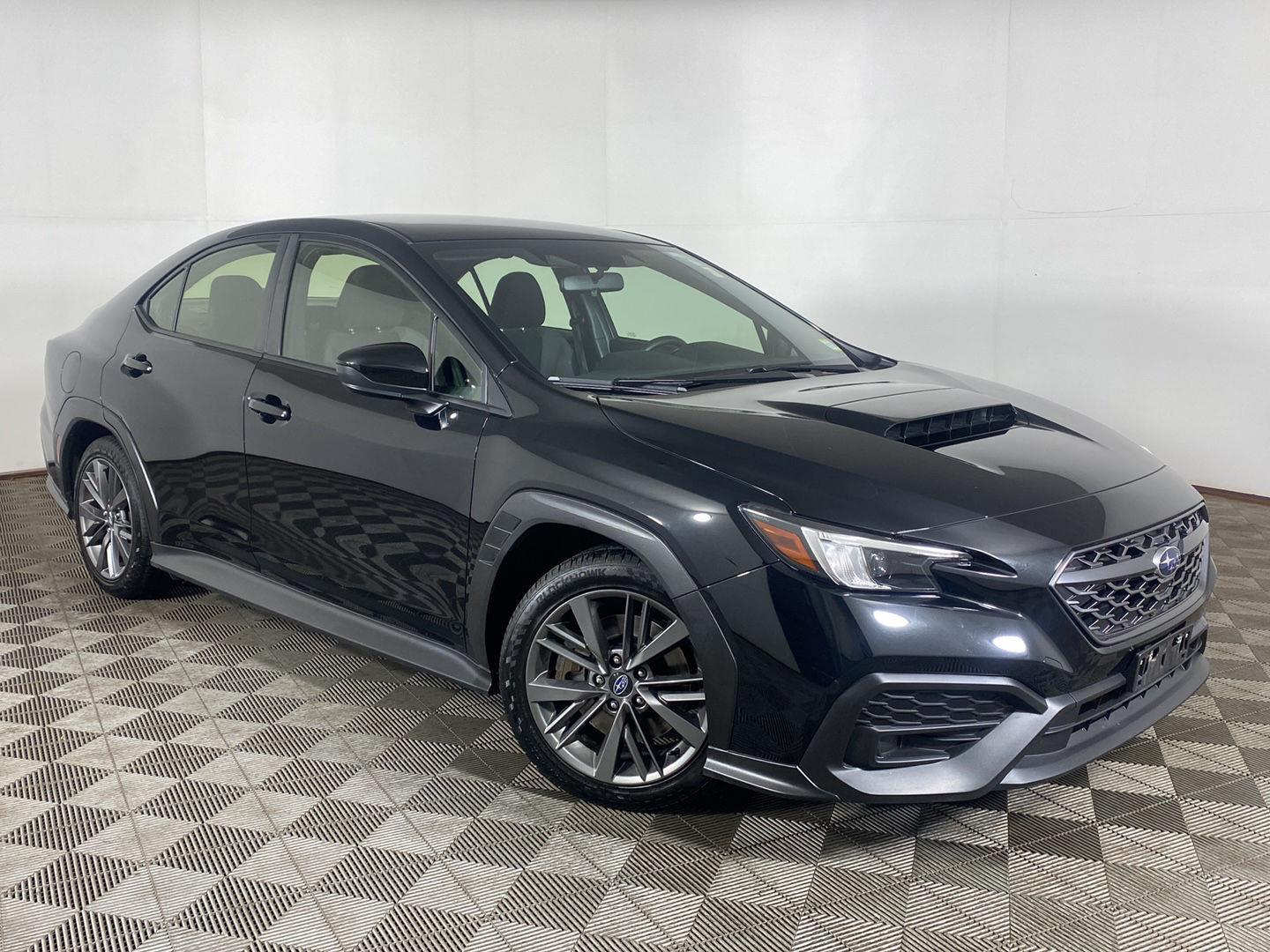 Crystal Black Silica 2023 Subaru WRX Sedan All-Wheel Drive Continuously Variable Transmission