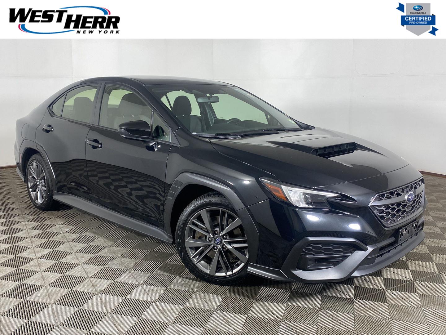 Crystal Black Silica 2023 Subaru WRX Sedan All-Wheel Drive Continuously Variable Transmission
