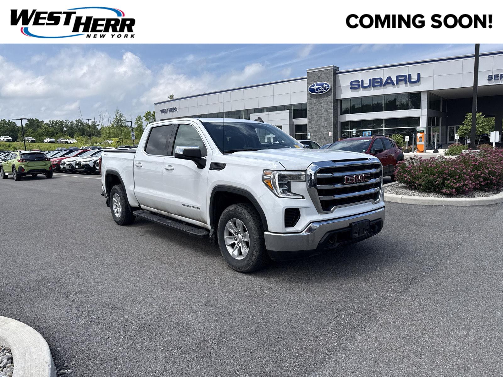 Summit White 2021 GMC Sierra 1500 Pickup Truck Four-Wheel Drive 8-Speed Automatic