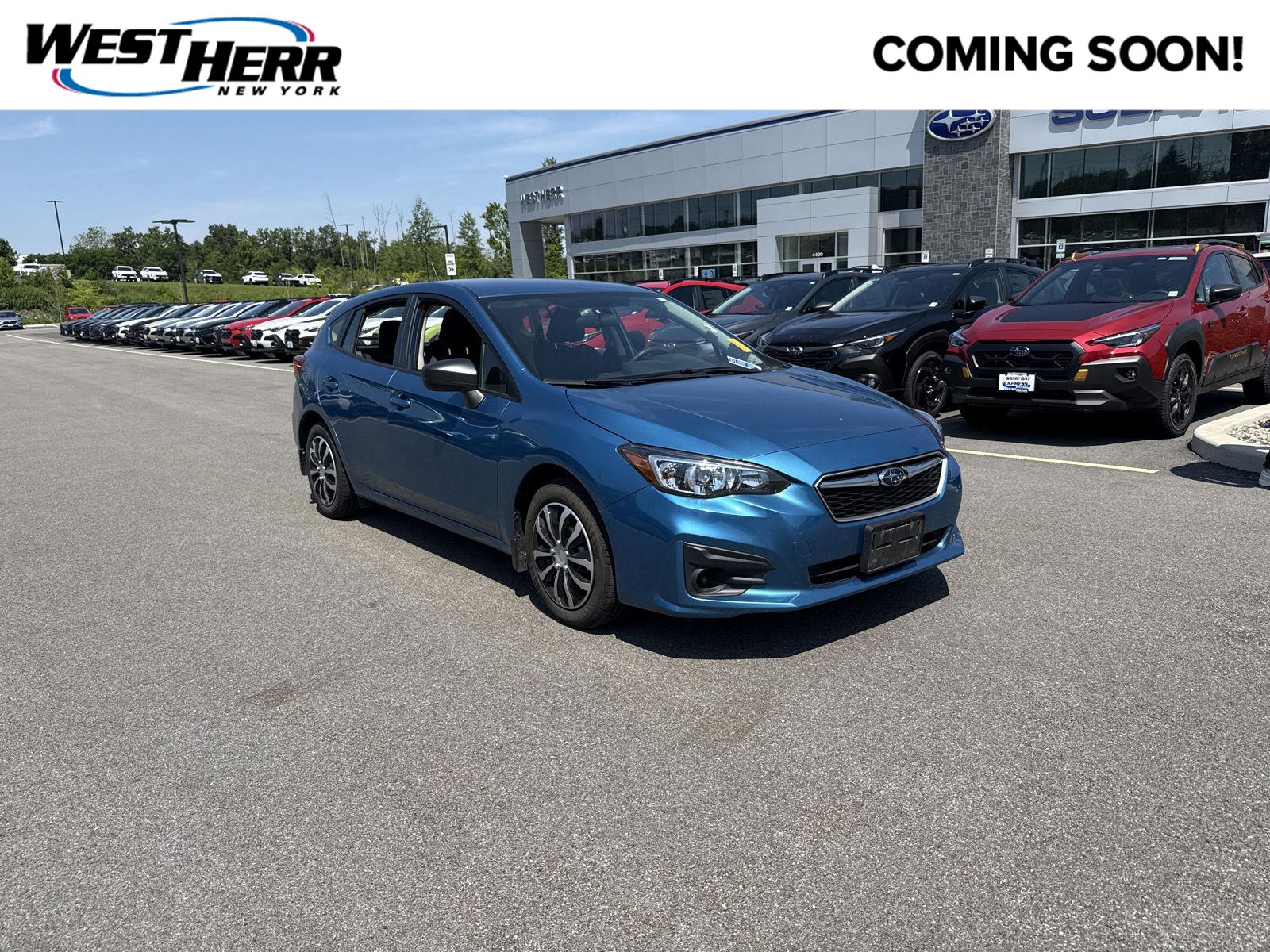 Island Blue Pearl 2019 Subaru Impreza Hatchback All-Wheel Drive Continuously Variable Transmission