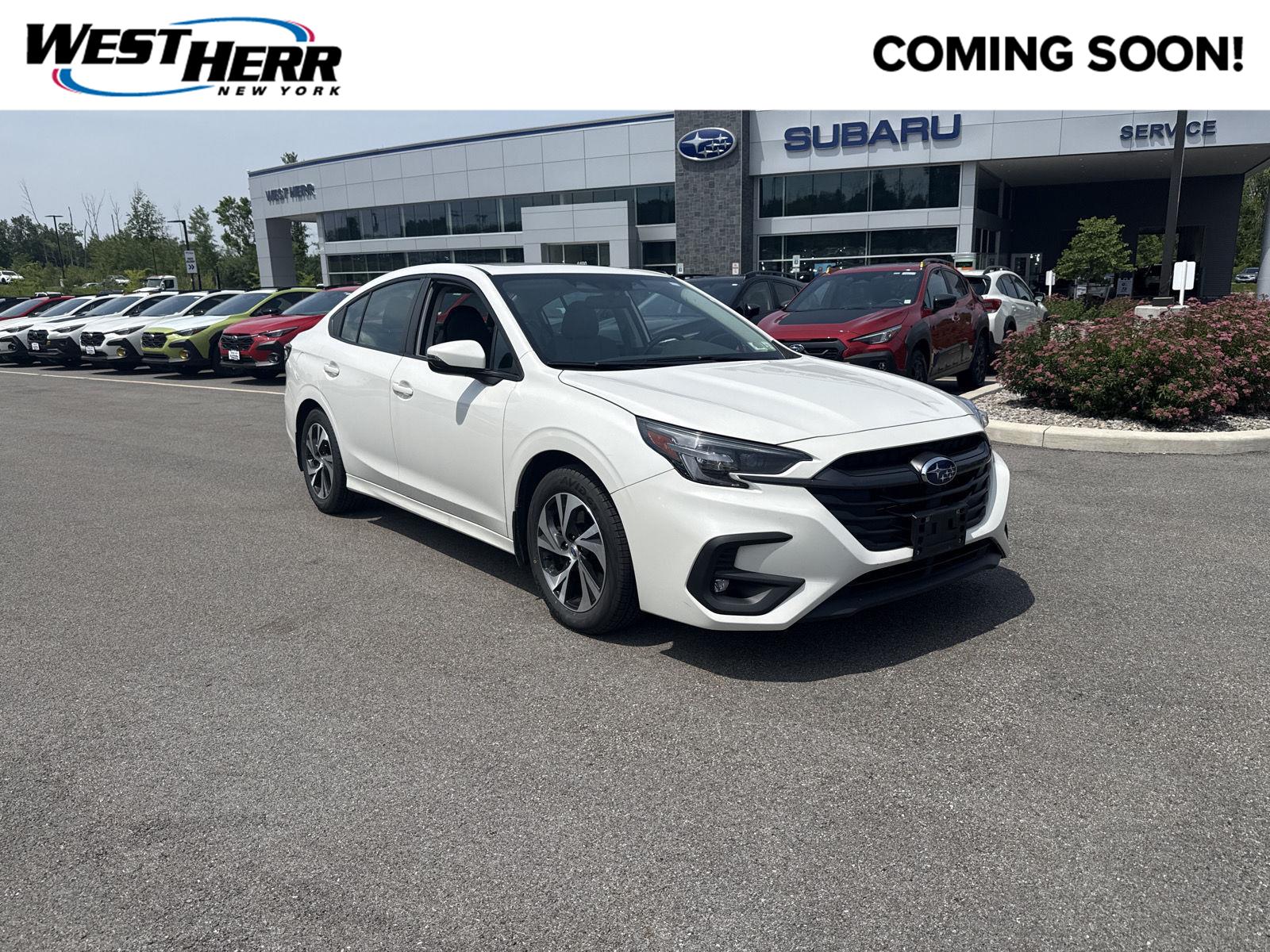Crystal White Pearl 2024 Subaru Legacy Sedan All-Wheel Drive Continuously Variable Transmission