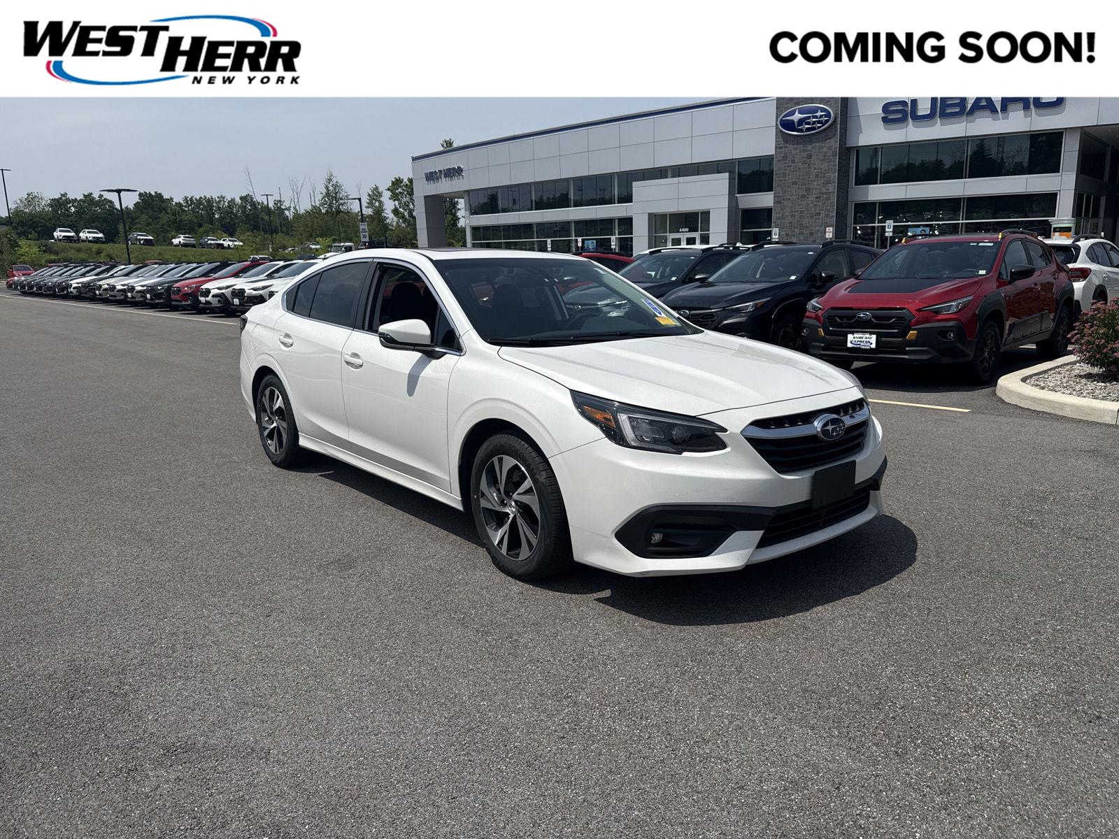 Crystal White Pearl 2022 Subaru Legacy Sedan All-Wheel Drive Continuously Variable Transmission