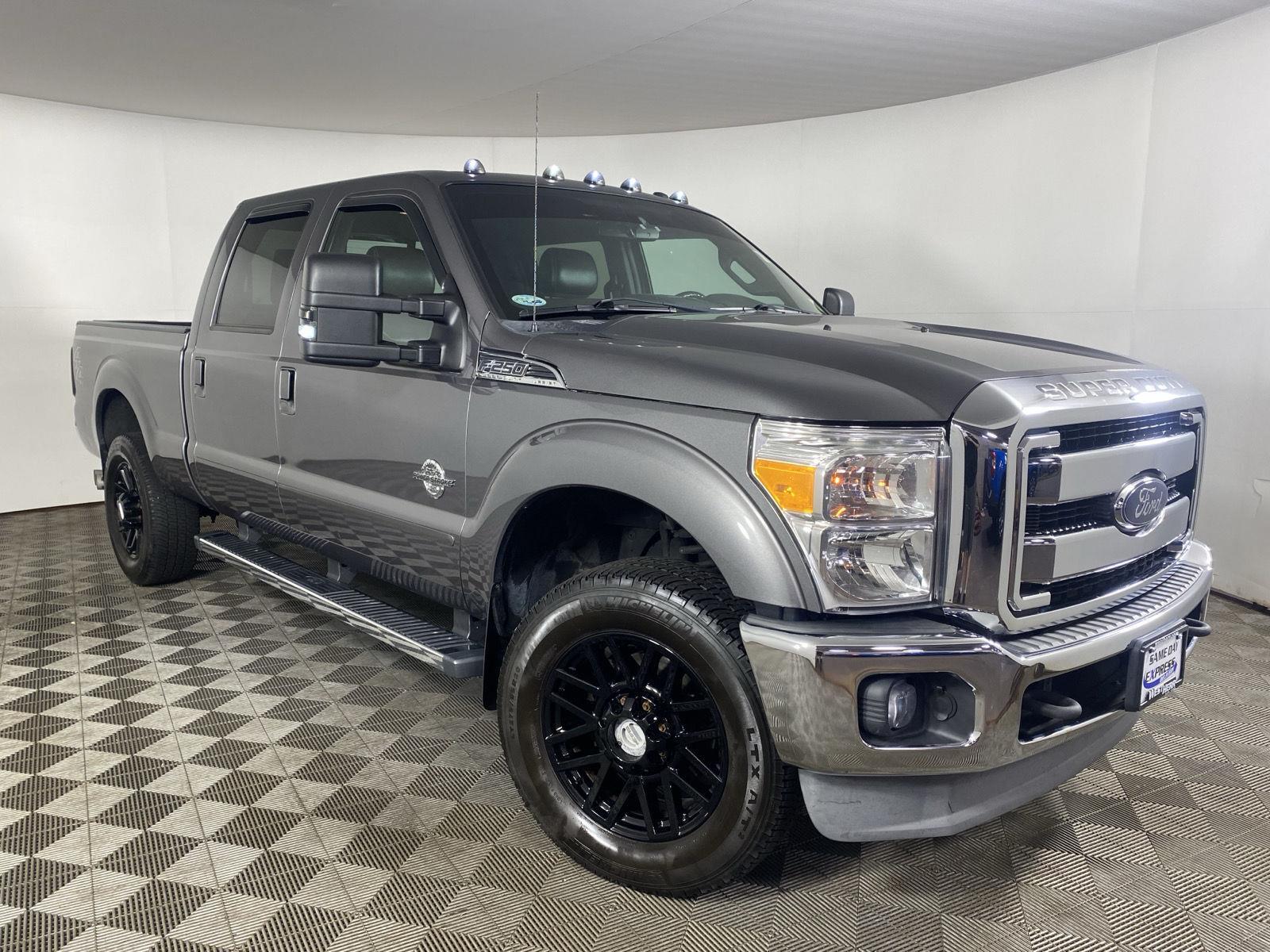 Sterling Gray Metallic 2013 Ford F-250 Super Duty Pickup Truck Four-Wheel Drive 6-Speed Automatic