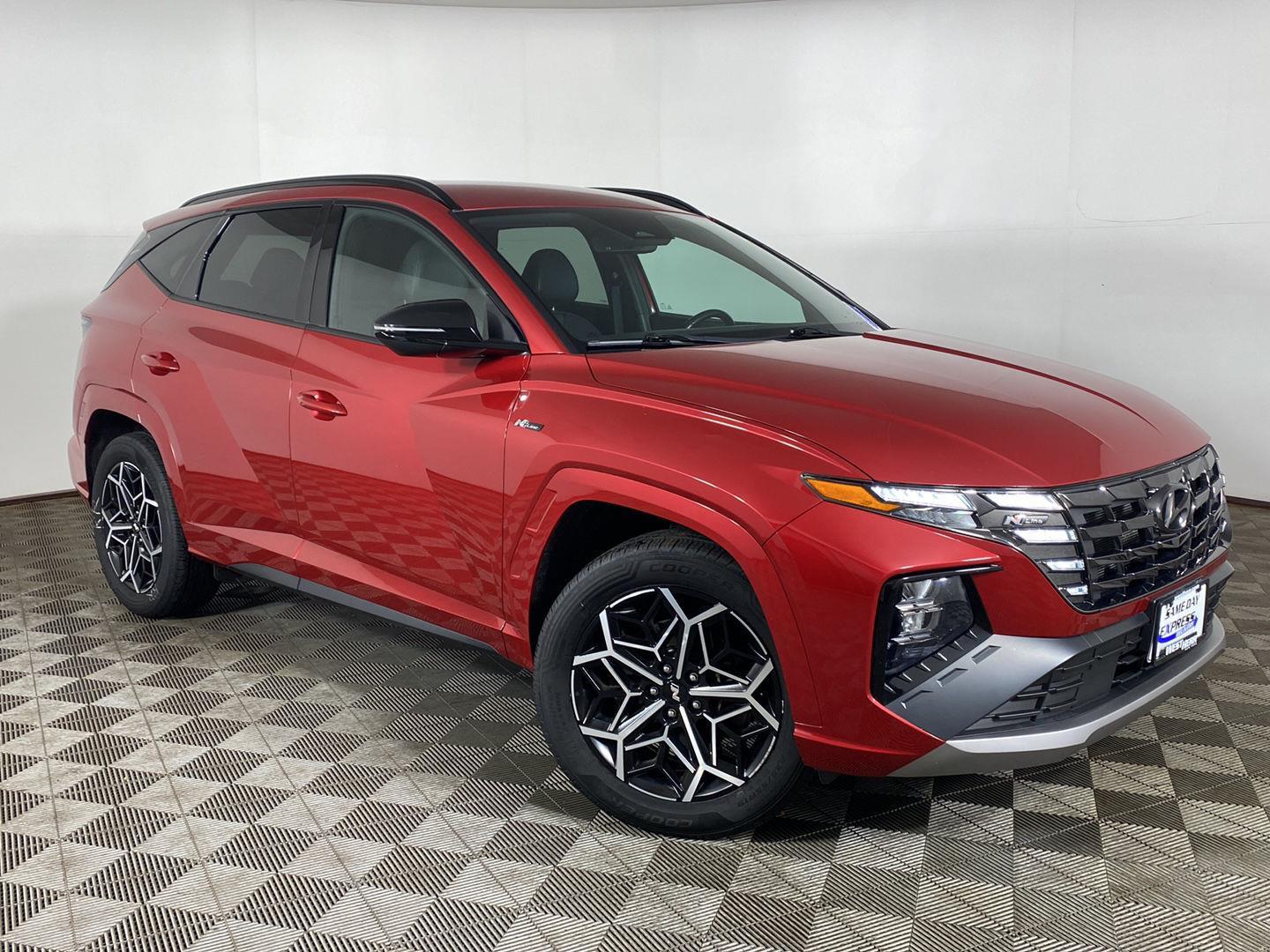 Red Crimson 2022 Hyundai Tucson SUV / Crossover All-Wheel Drive Automatic