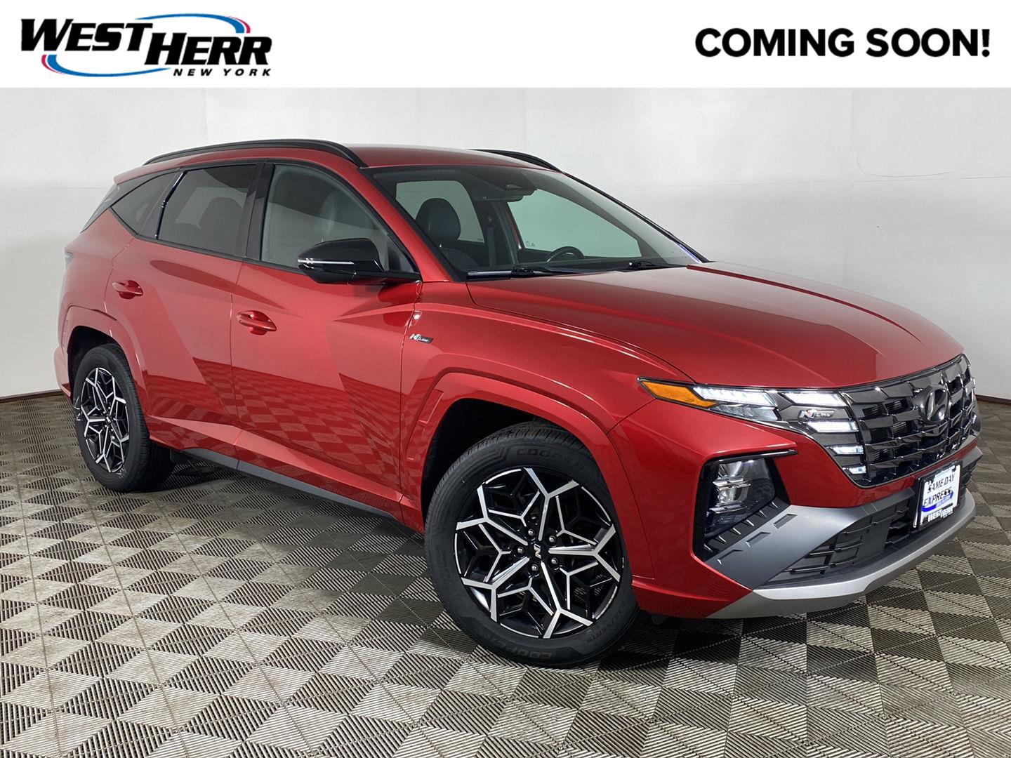 Red Crimson 2022 Hyundai Tucson SUV / Crossover All-Wheel Drive Automatic