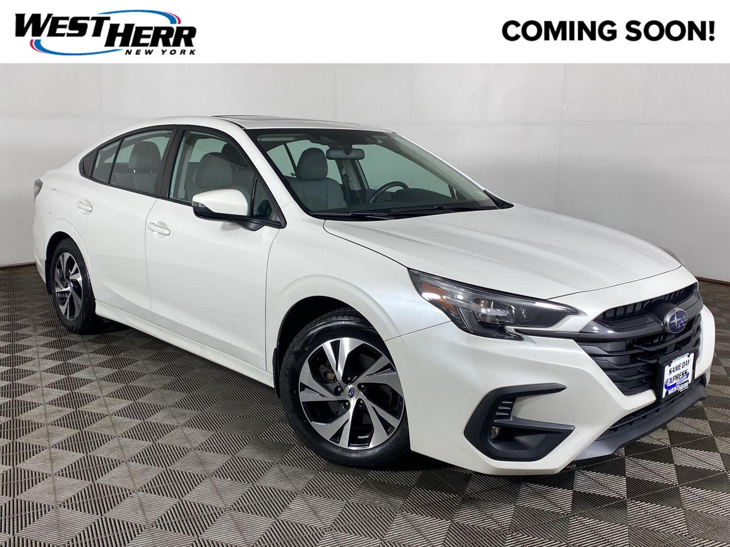 Crystal White Pearl 2024 Subaru Legacy Sedan All-Wheel Drive Continuously Variable Transmission