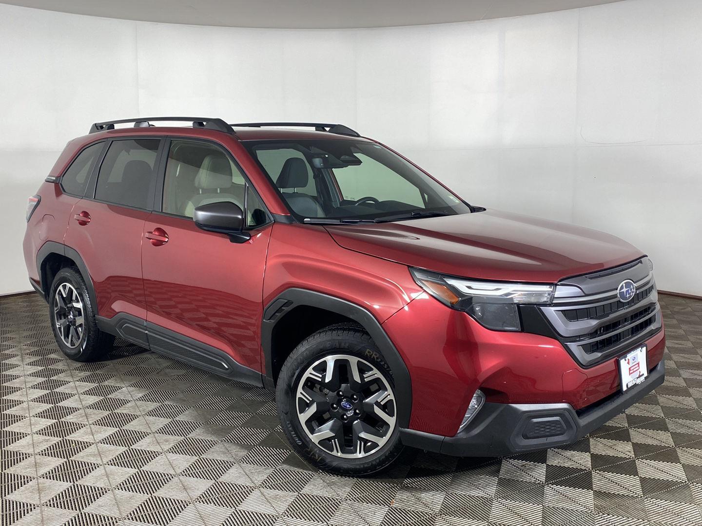 Crimson Red Pearl 2025 Subaru Forester SUV / Crossover All-Wheel Drive Continuously Variable Transmission