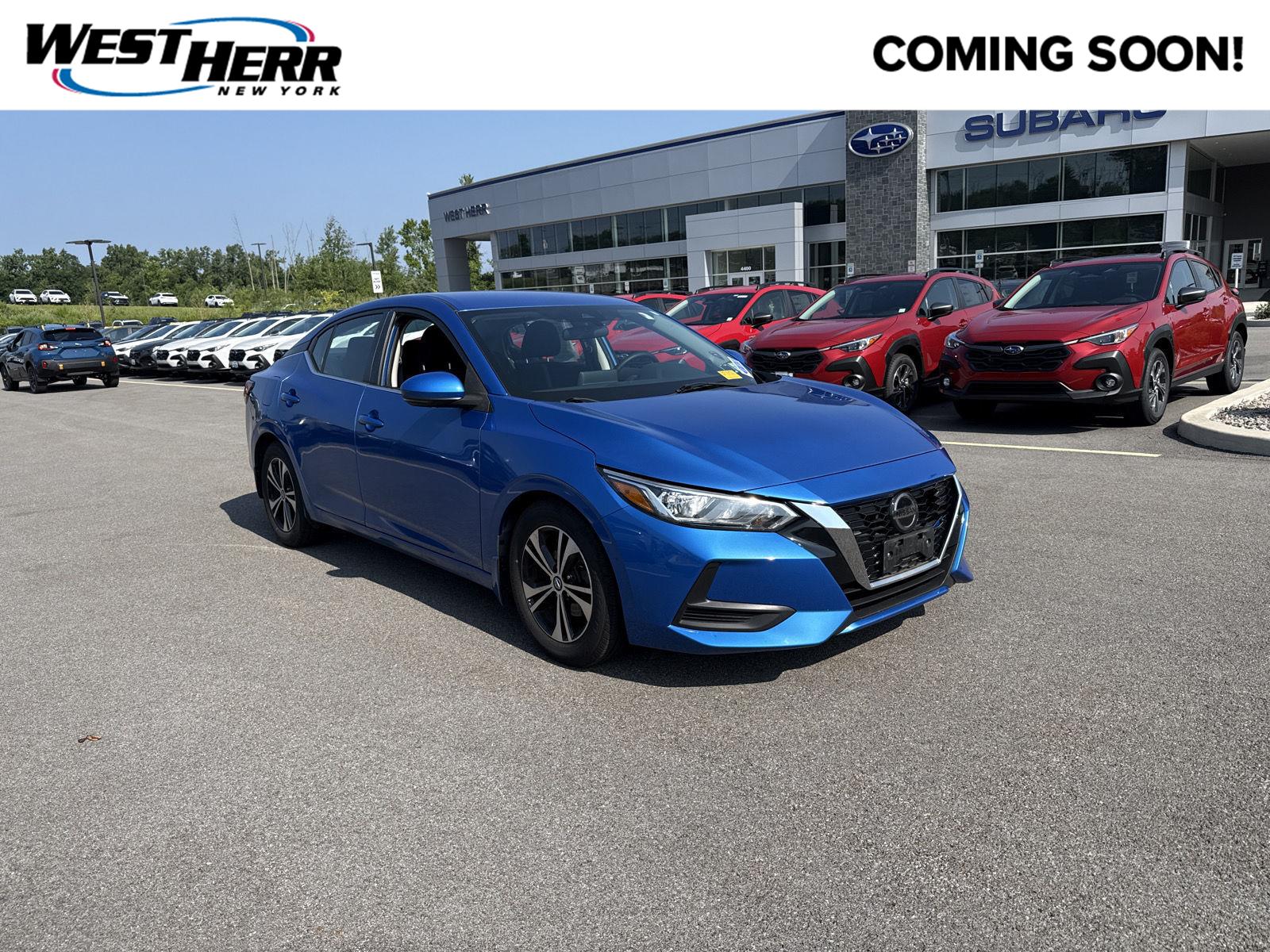 Electric Blue Metallic 2020 Nissan Sentra Sedan Front-Wheel Drive Continuously Variable Transmission