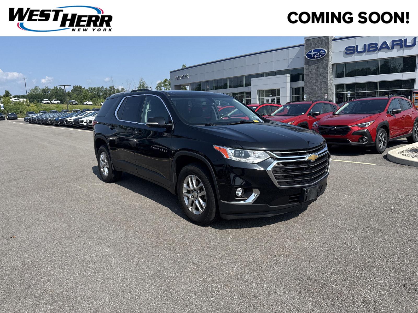 Mosaic Black Metallic 2018 Chevrolet Traverse SUV / Crossover Four-Wheel Drive 9-Speed Automatic