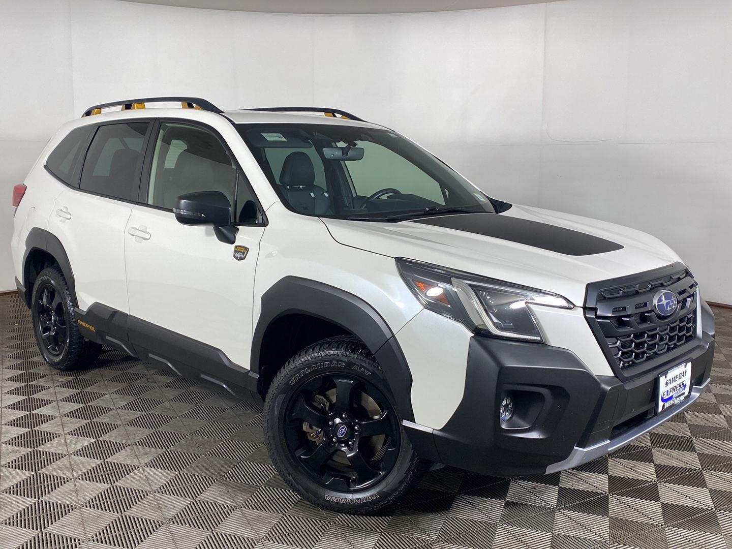 Crystal White Pearl 2023 Subaru Forester SUV / Crossover All-Wheel Drive Continuously Variable Transmission