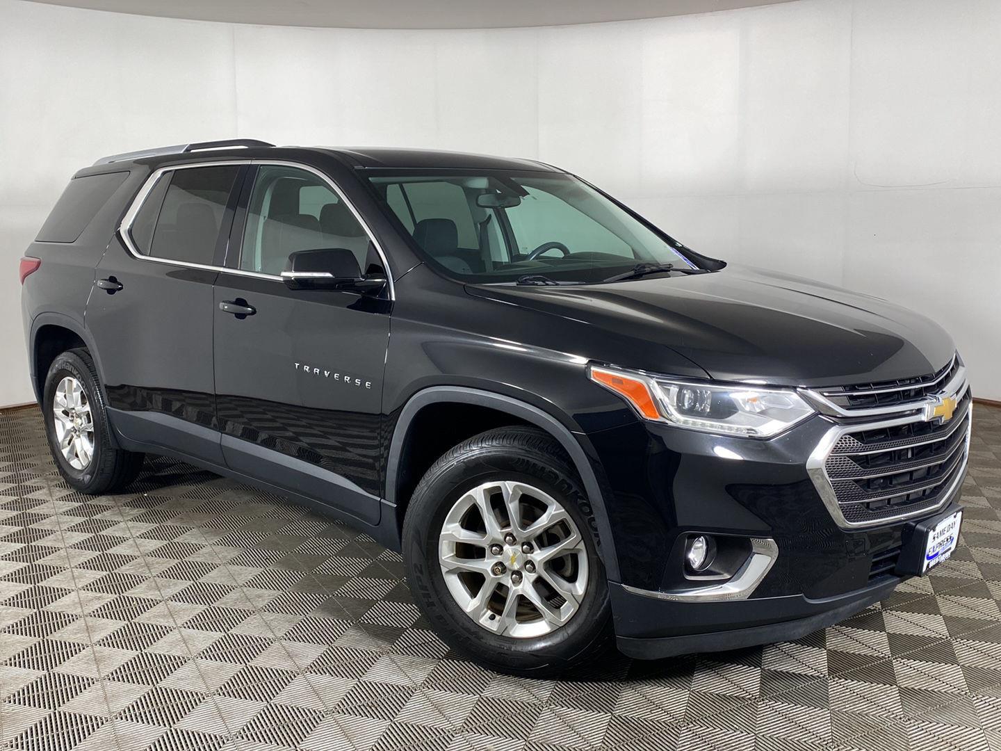 Mosaic Black Metallic 2018 Chevrolet Traverse SUV / Crossover Four-Wheel Drive 9-Speed Automatic
