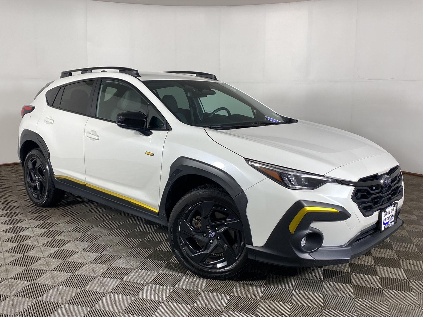 Crystal White Pearl 2024 Subaru Crosstrek SUV / Crossover All-Wheel Drive Continuously Variable Transmission