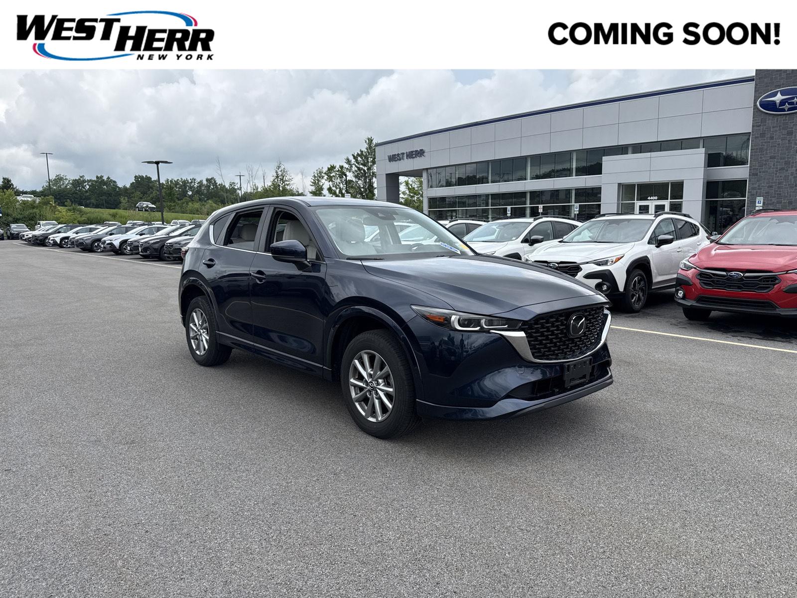 Deep Crystal Blue Mica 2024 Mazda CX-5 SUV / Crossover All-Wheel Drive Automatic
