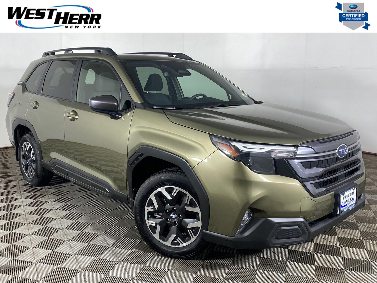 Autumn Green Metallic 2025 Subaru Forester SUV / Crossover All-Wheel Drive Continuously Variable Transmission