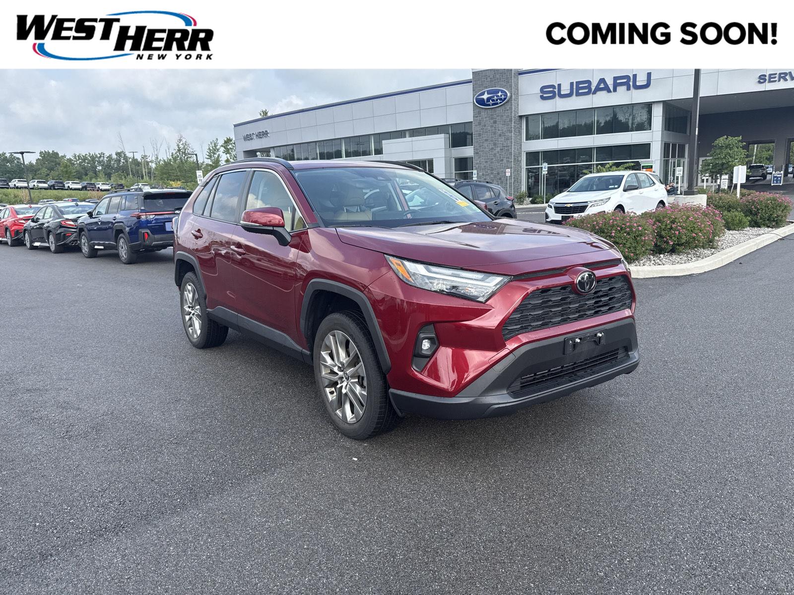 Red (Ruby Flare Pearl) 2022 Toyota RAV4 SUV / Crossover All-Wheel Drive Automatic