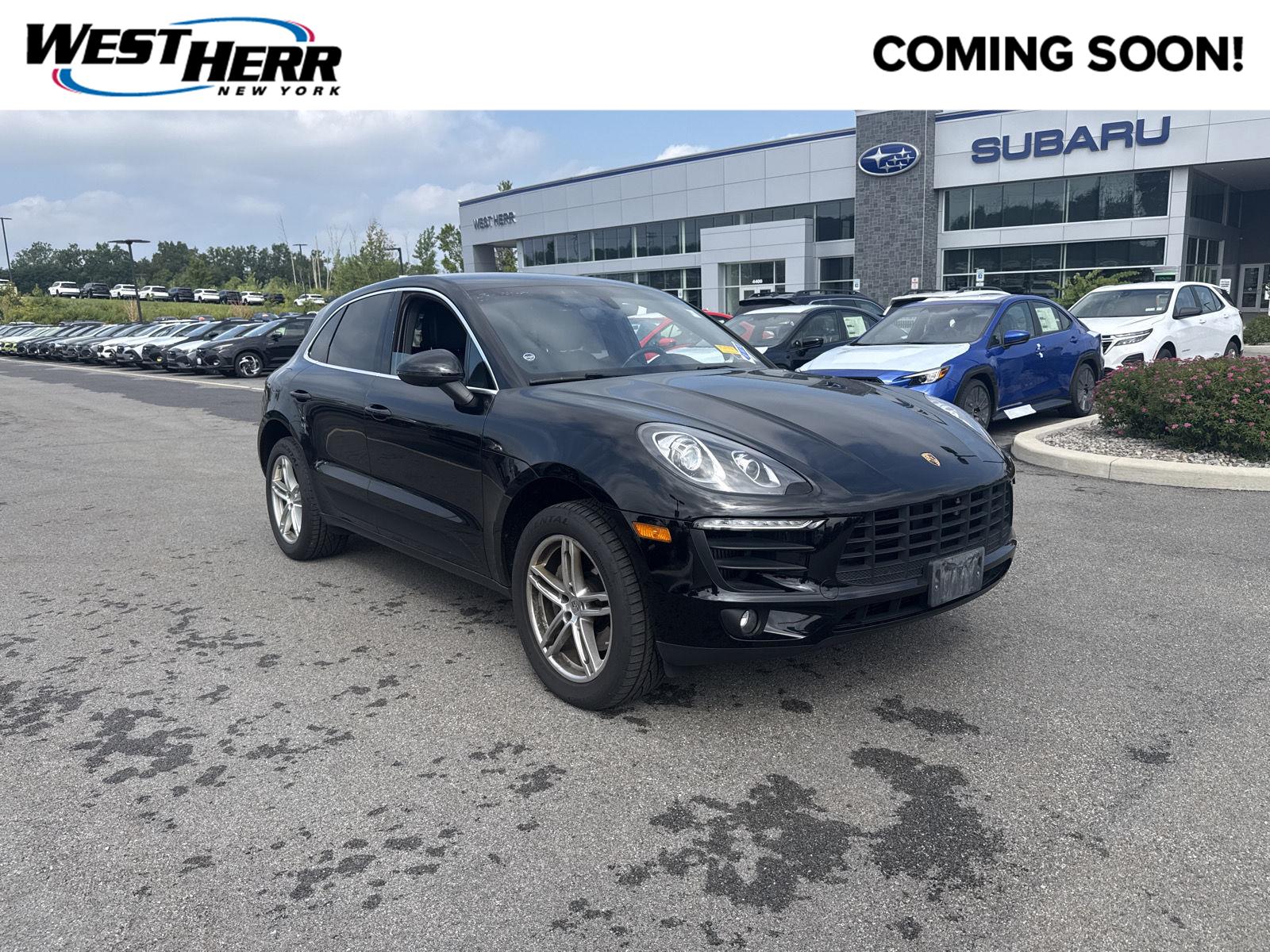 Black 2016 Porsche Macan SUV / Crossover All-Wheel Drive Automatic