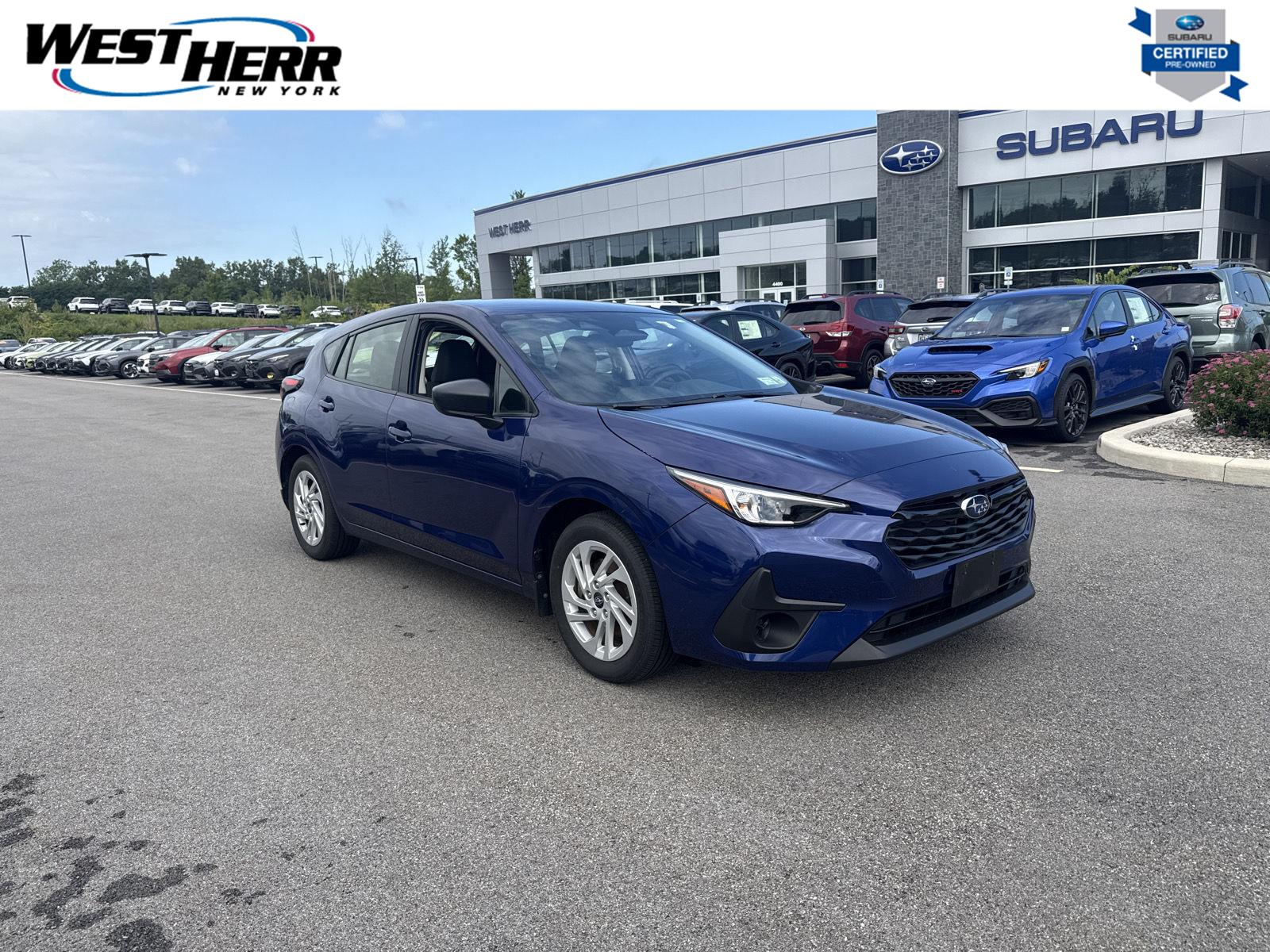 Sapphire Blue Pearl 2025 Subaru Impreza Wagon All-Wheel Drive Continuously Variable Transmission